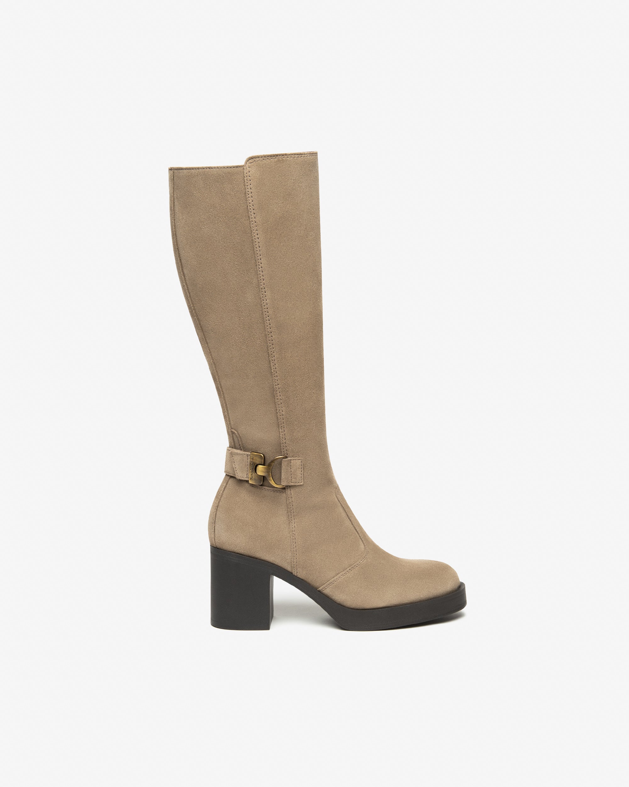NeroGiardini Bottes Bottes Cuir Velours Femme 38