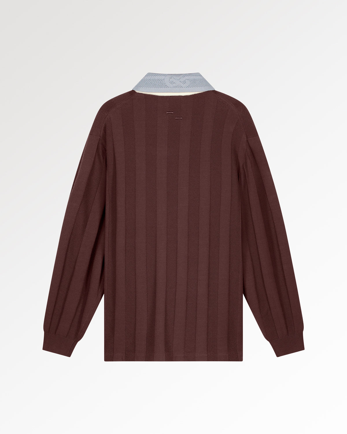 Filling Pieces Knit Football Jersey pull marron