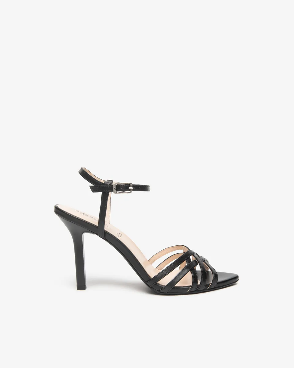 NeroGiardini Sandales Femme en Cuir Premium Mariage