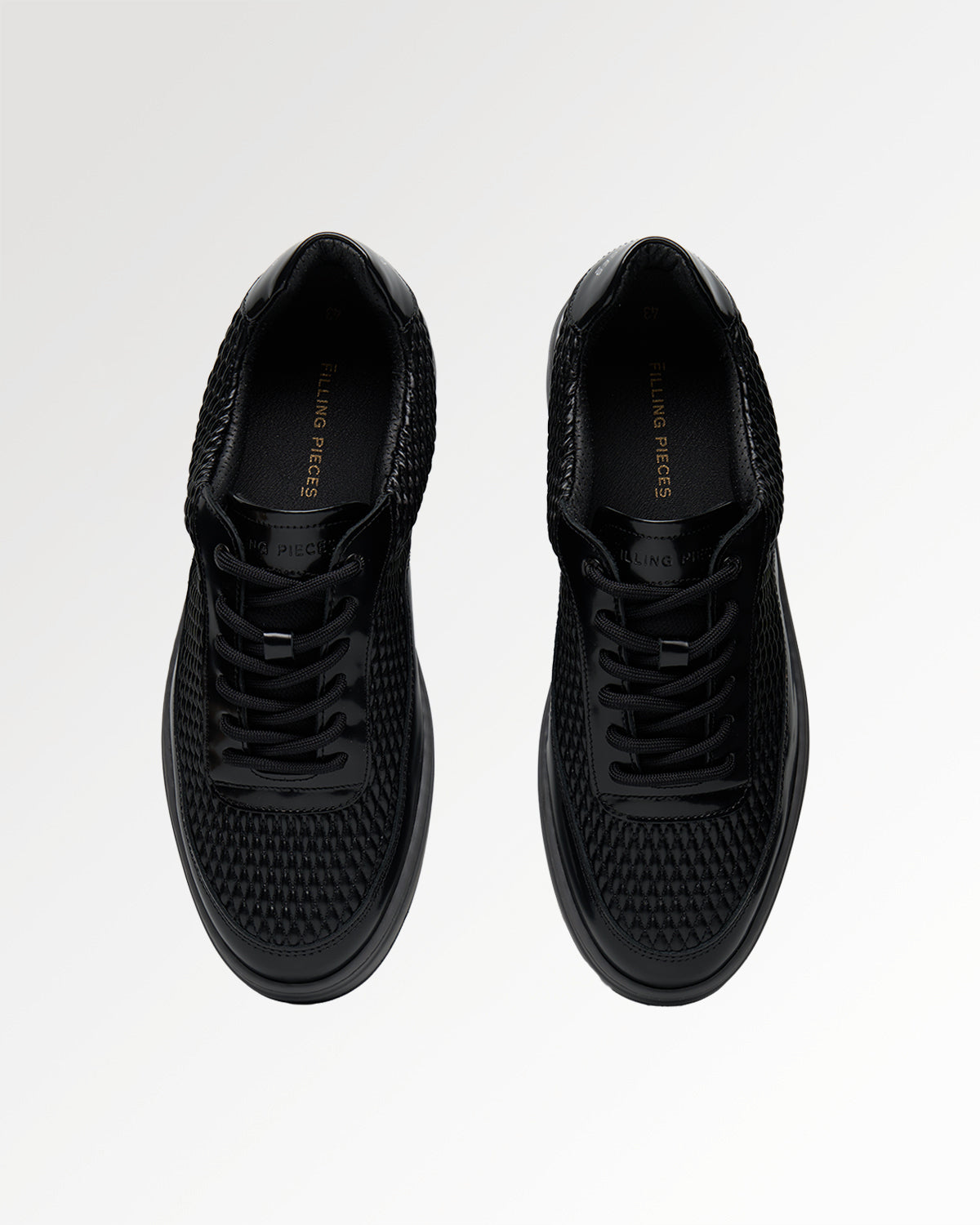 Filling Pieces Mondo Reed Black sneaker noir cuir 42