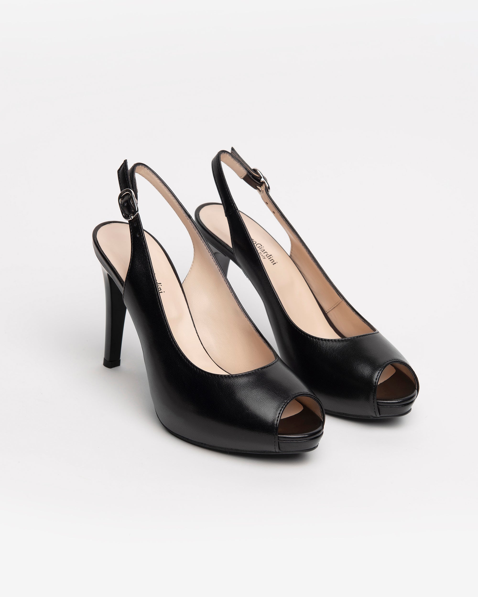 Nerogiardini Escarpins Cuir Slingback Talon 9,5 cm