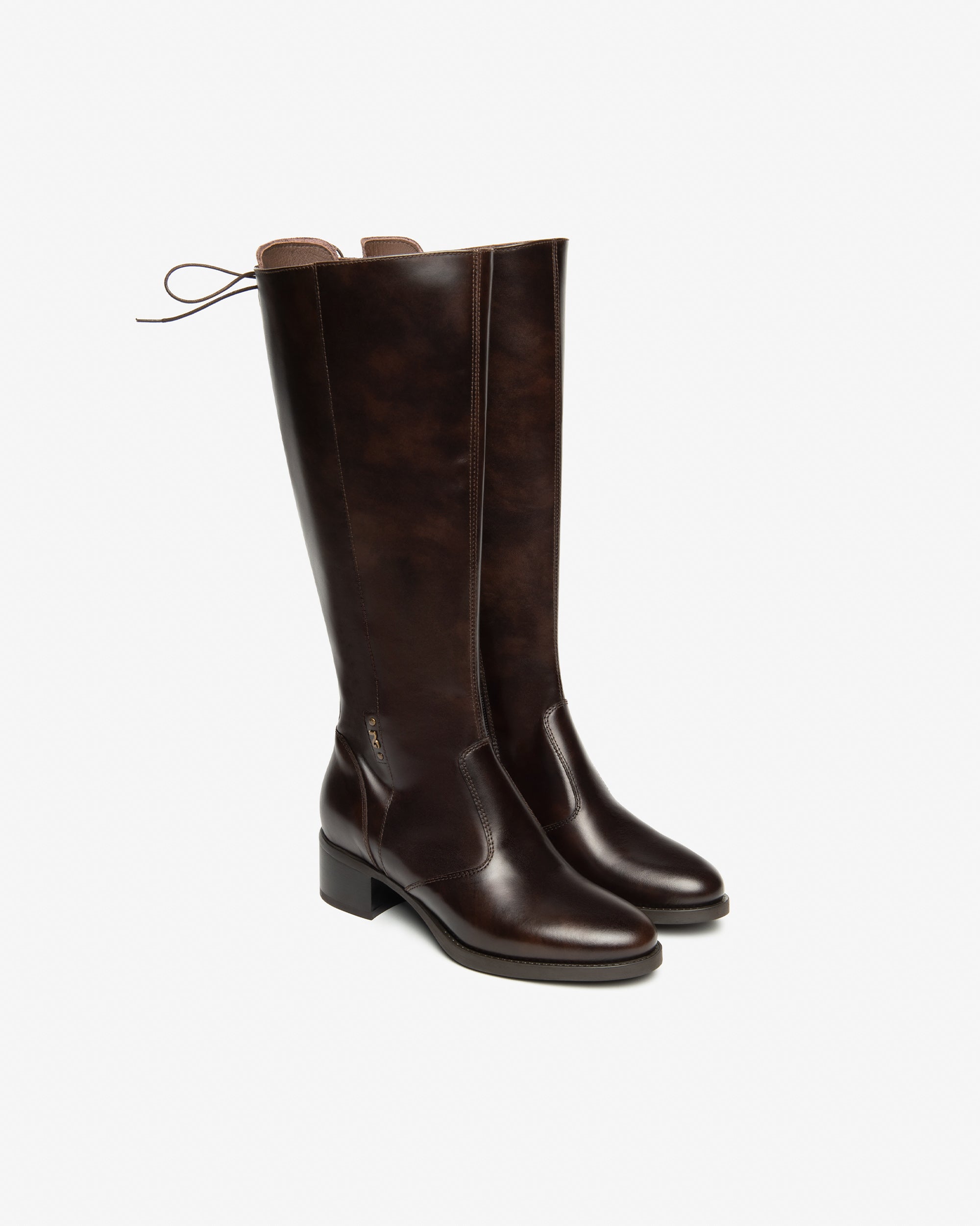 Nerogiardini Bottes Femme Cuir Laçage 40 mm