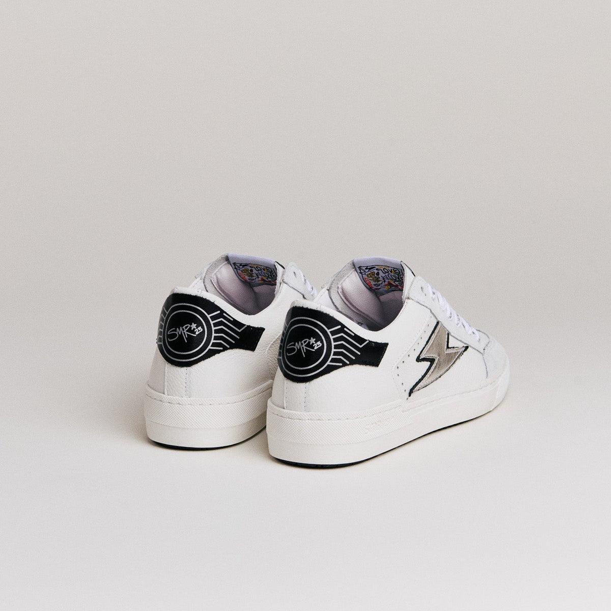 SMR Noubar D607 baskets blanc pointure 38 cuir