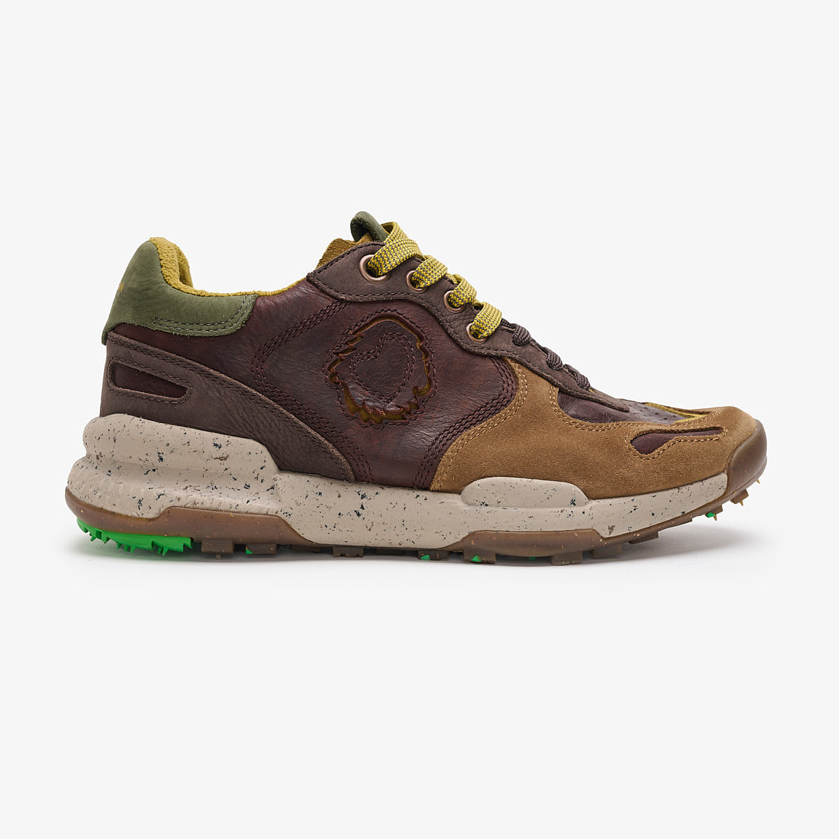 Satorisan Chacrona Pull Up Polo Brown baskets cuir