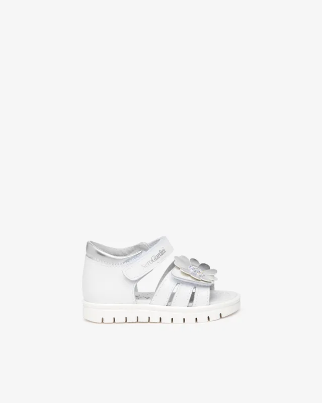 NeroGiardini Sandales Baby Fille Cuir Pointure 19 Fleur