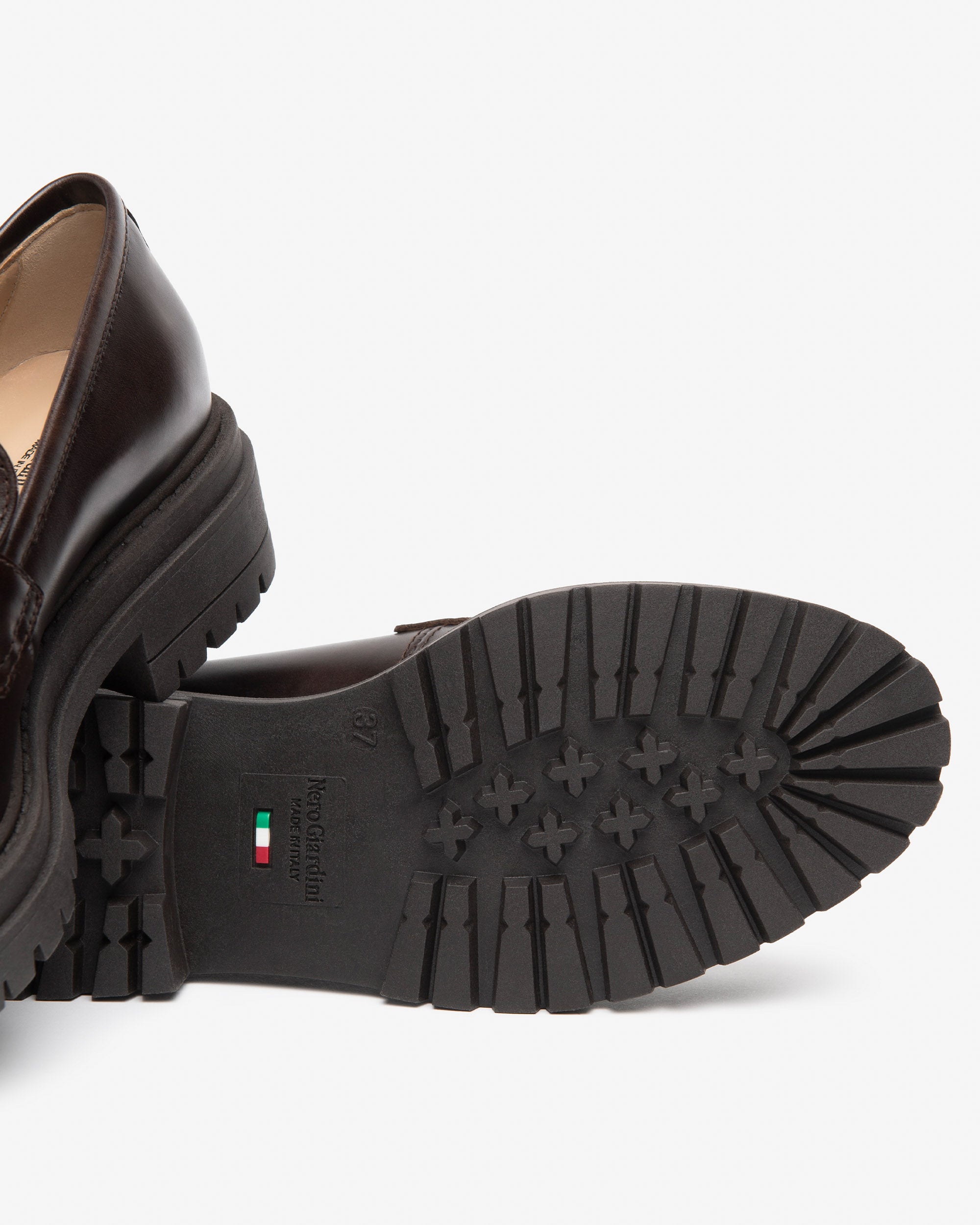 NeroGiardini Mocassins Cuir Femme Talon 40 mm