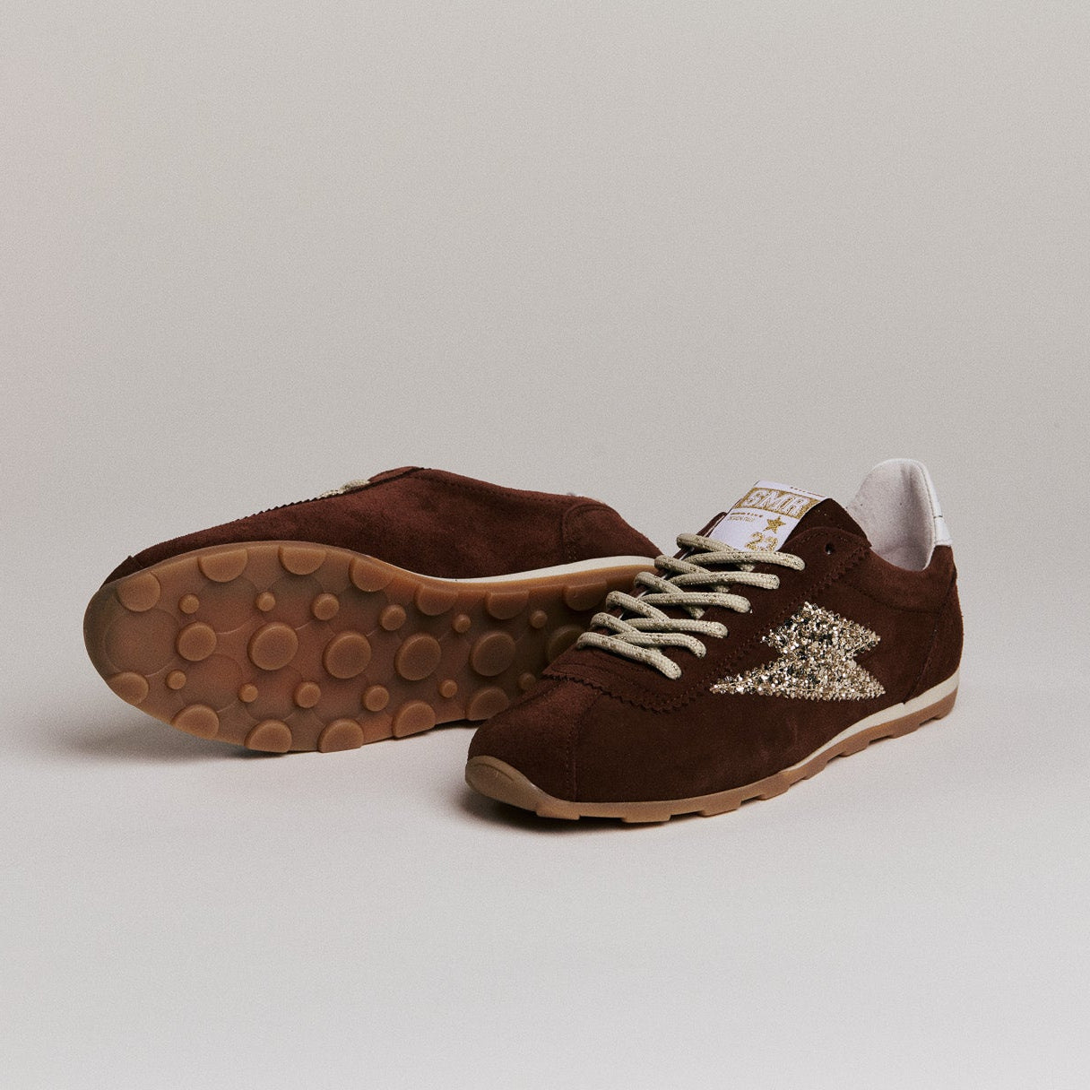 SMR Baskets Cassie D622 daim marron