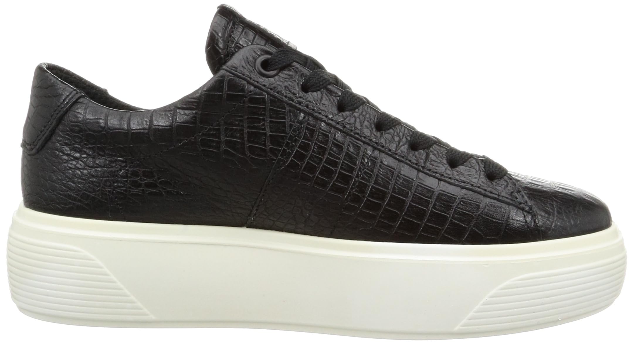 ECCO Street Platform Baskets Noir 35 EU Cuir Croco