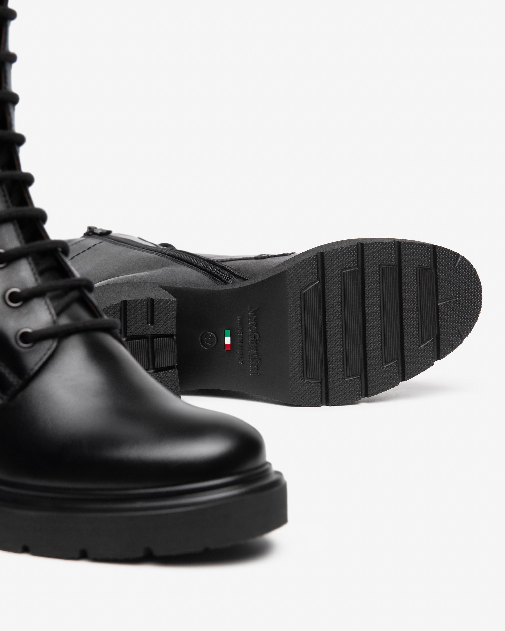 NeroGiardini Bottines Motardes Cuir Talon 85 mm