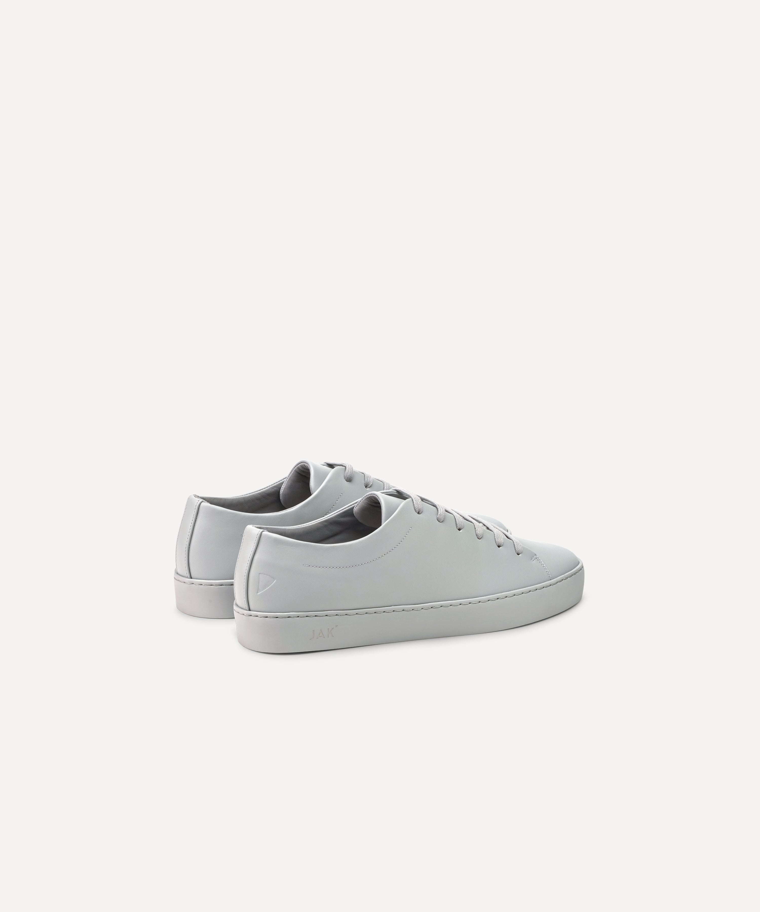 JAK Royal Light Grey baskets cuir gris clair