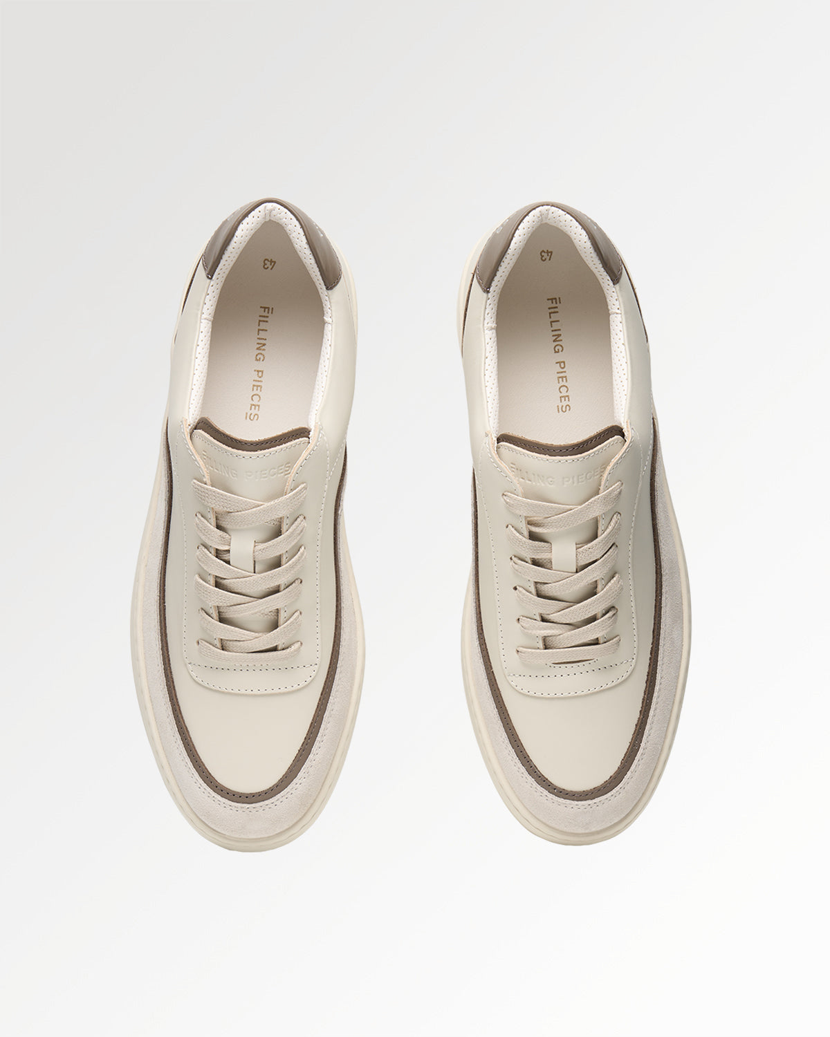 Filling Pieces Mondo Stack Nappa Off White sneaker écru