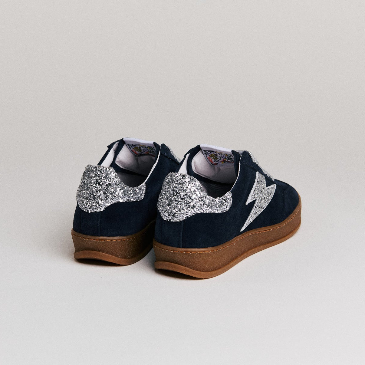 SMR Semerdjian India D583 Sneakers Daim Bleu Marine