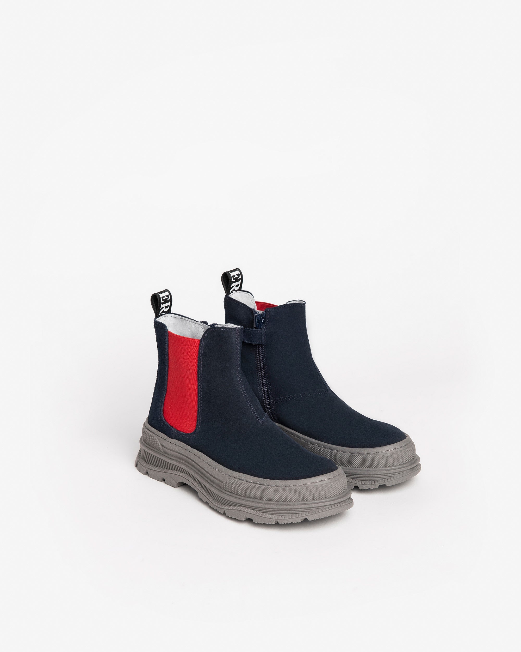 NeroGiardini Bottines Teens Garçon Cuir Velours DryGo