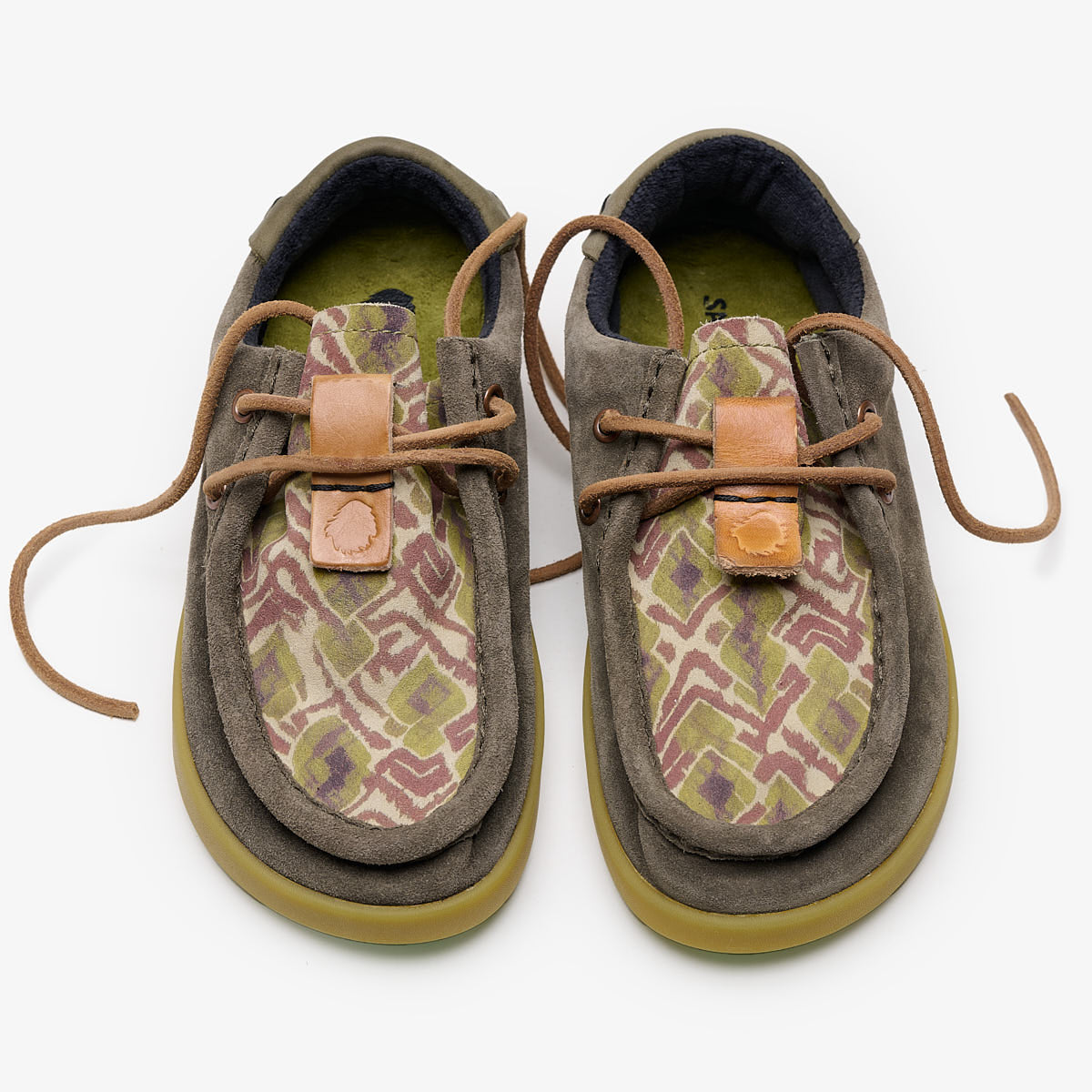 Satorisan Kwahu Winter Fantasy Deep Khaki chaussures cuir femme