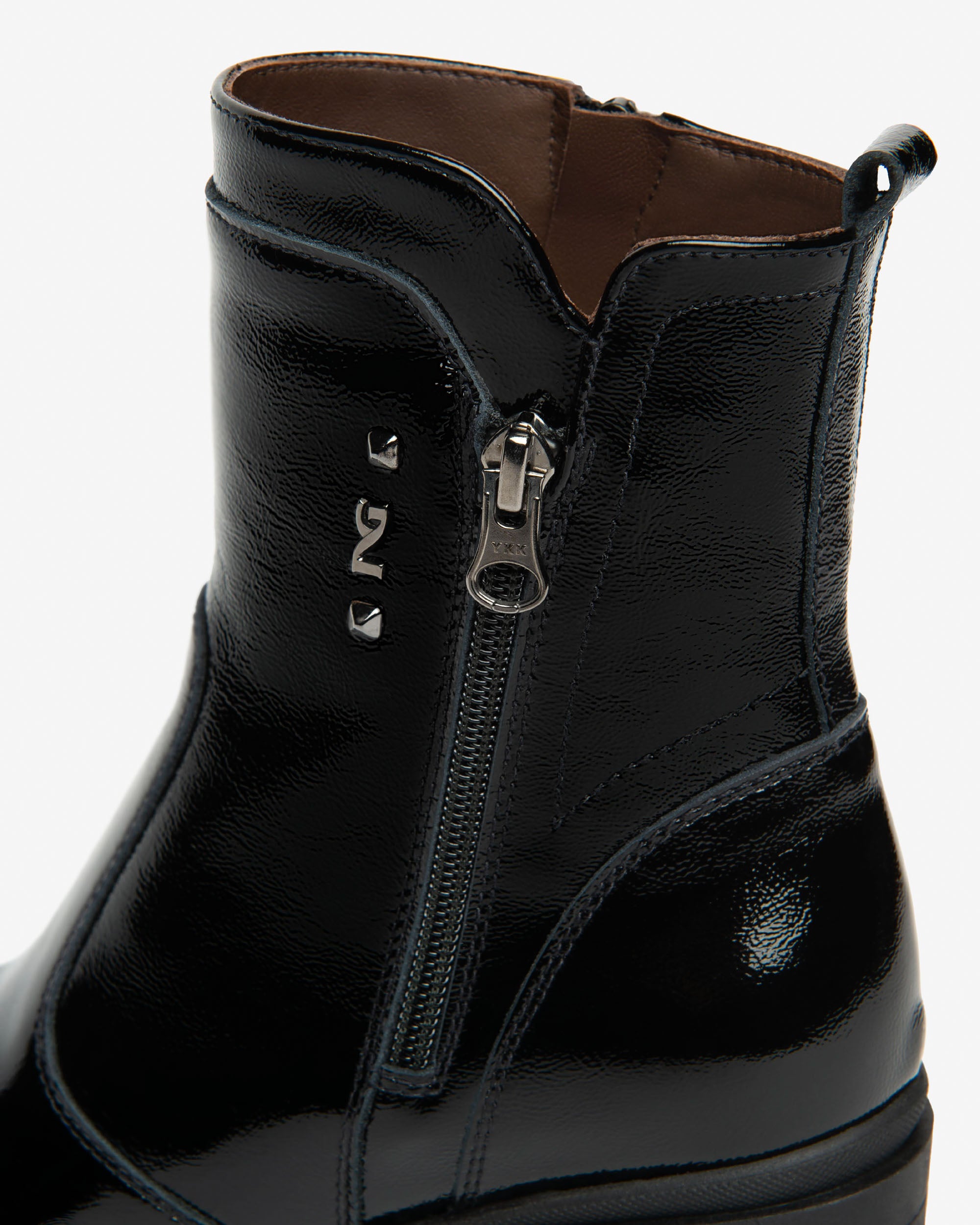 NeroGiardini Bottines Femme en Vernis Made in Italy