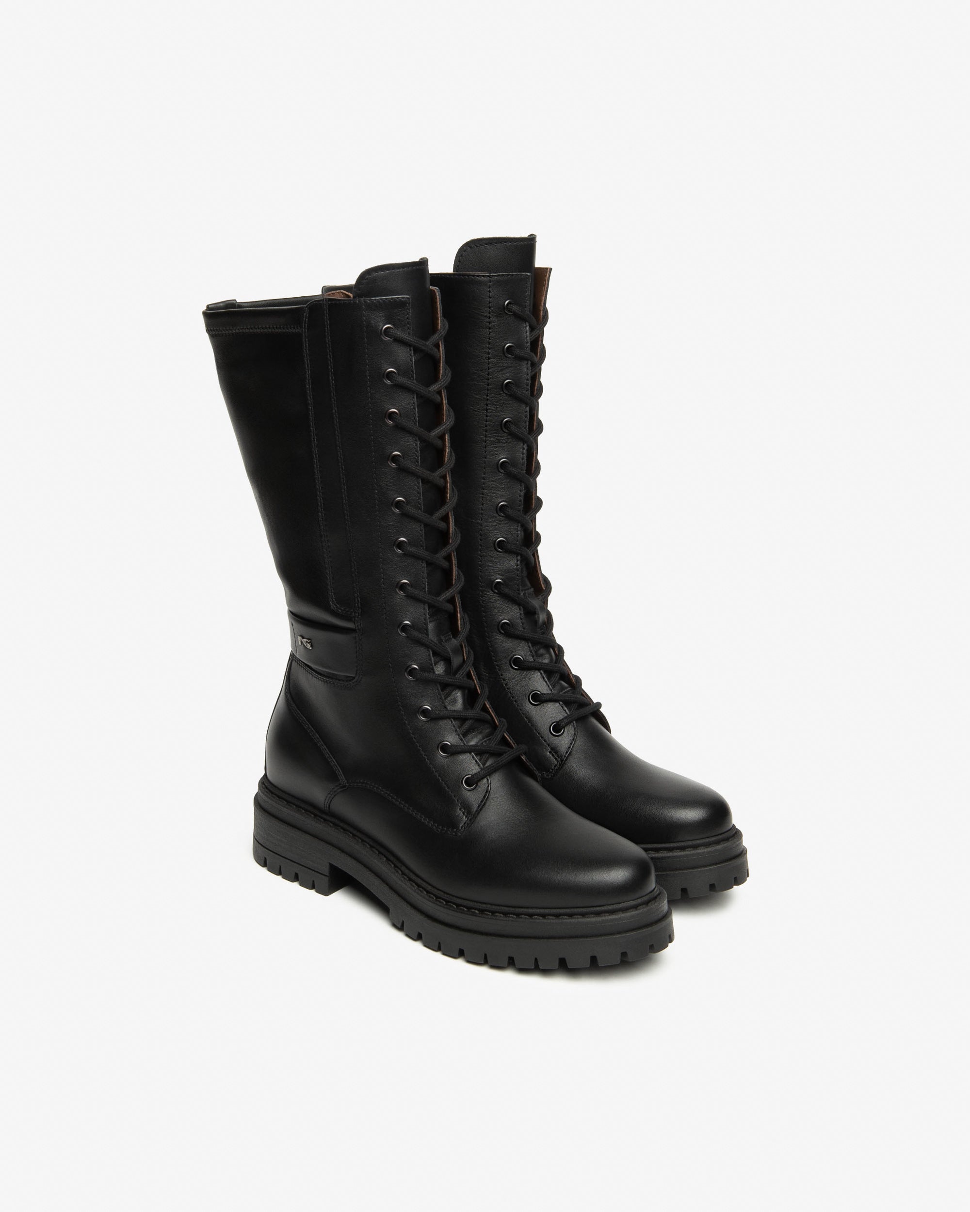 NeroGiardini Bottes bottes cuir femme memory