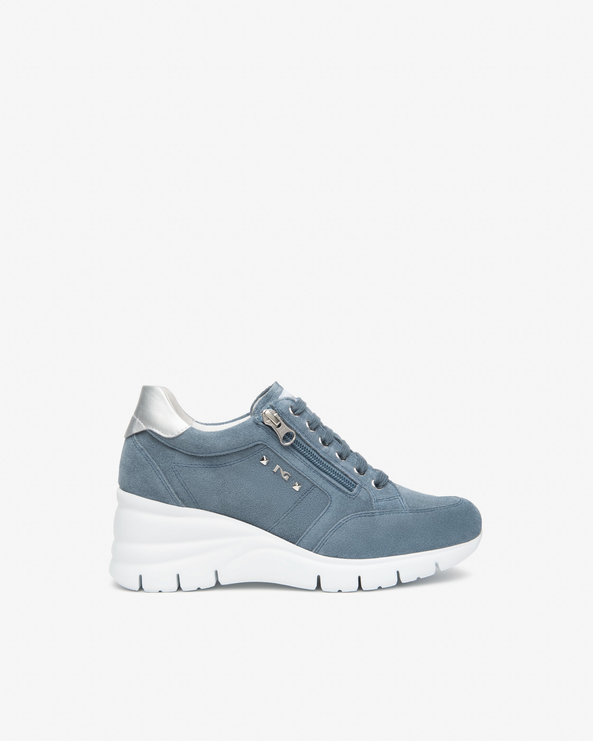 NeroGiardini Sneakers Femme Cuir Velours Confort