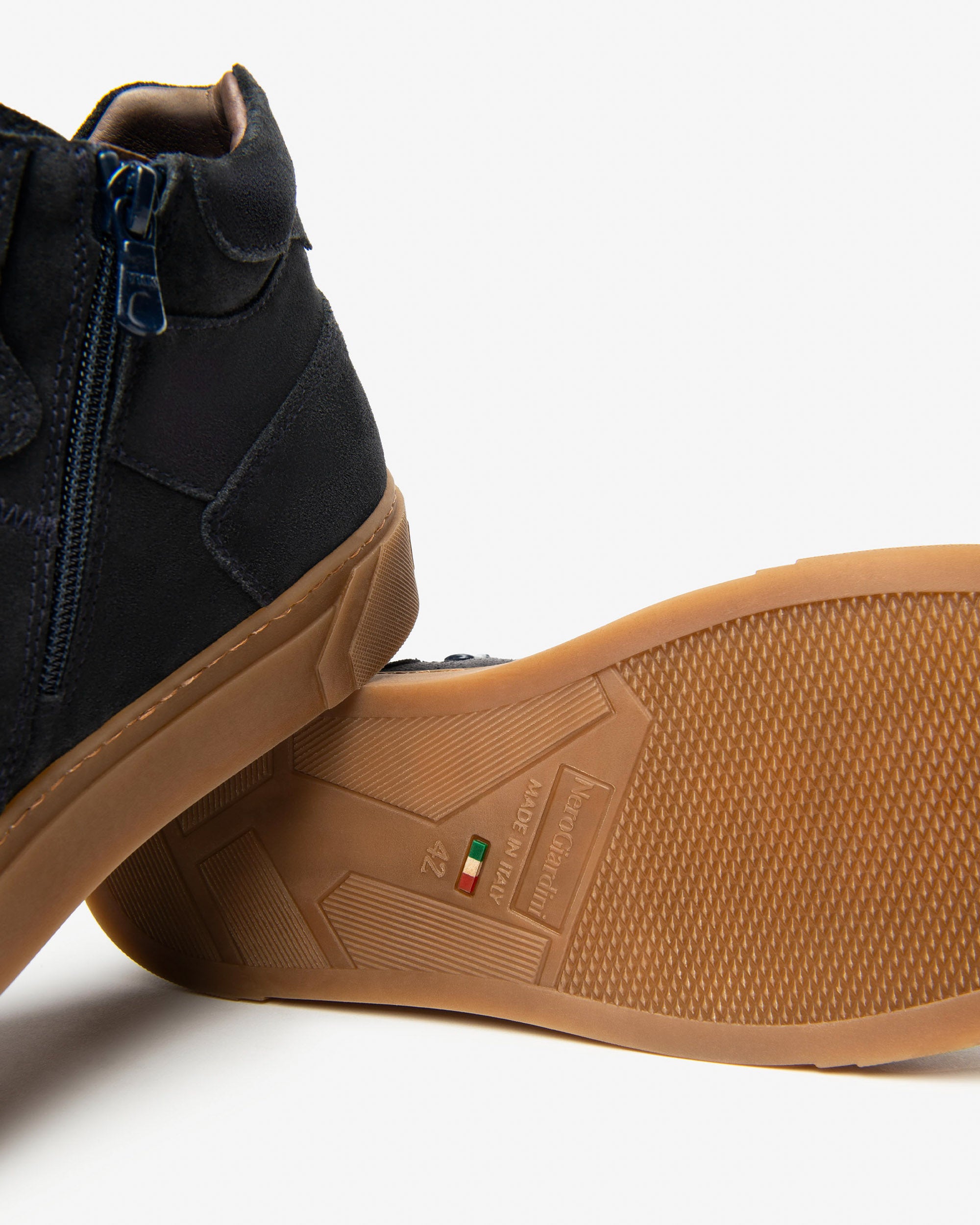 NeroGiardini Sneakers Montantes Homme Cuir Velours 39-46