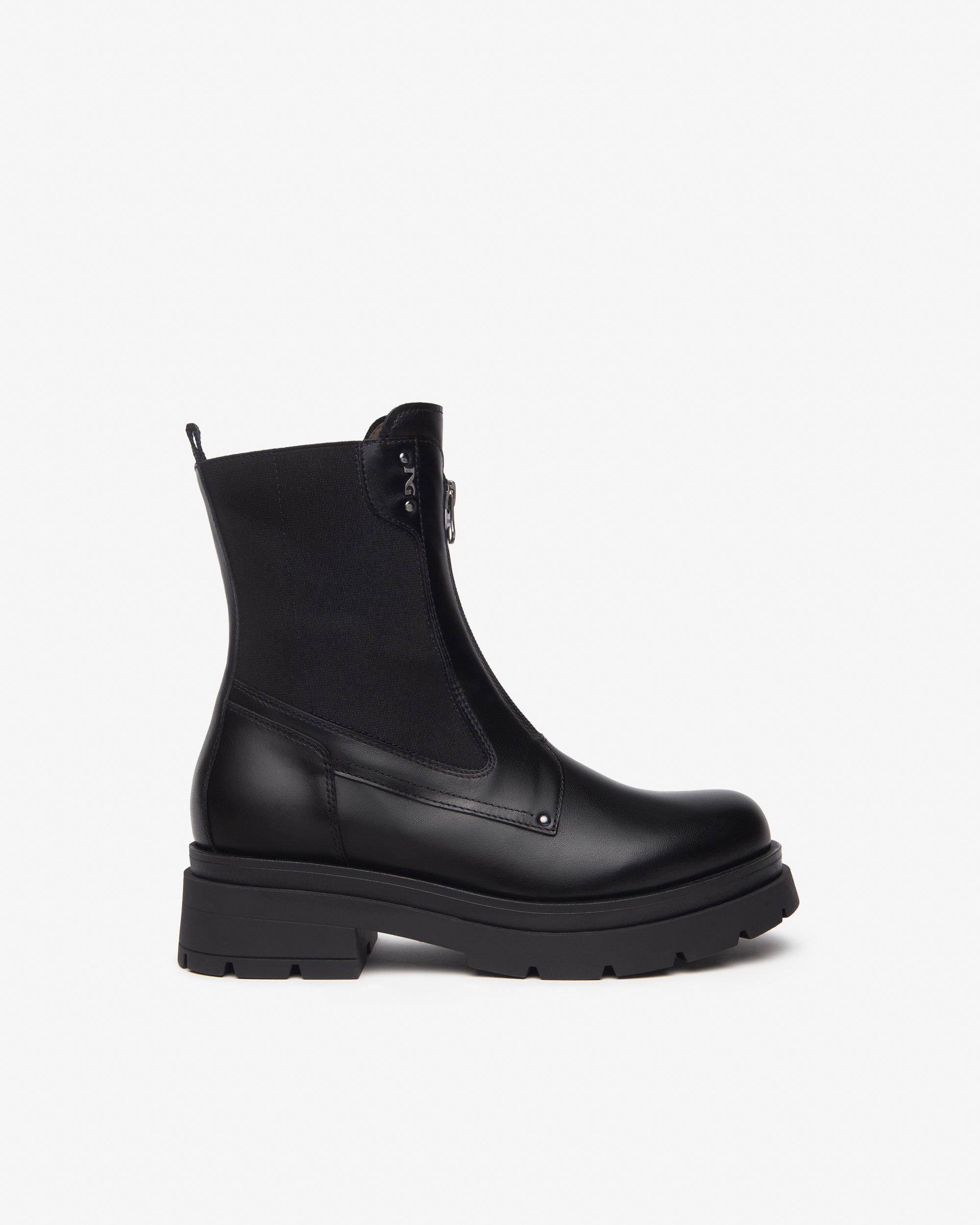 NeroGiardini Bottines Chelsea femme cuir tissu hiver
