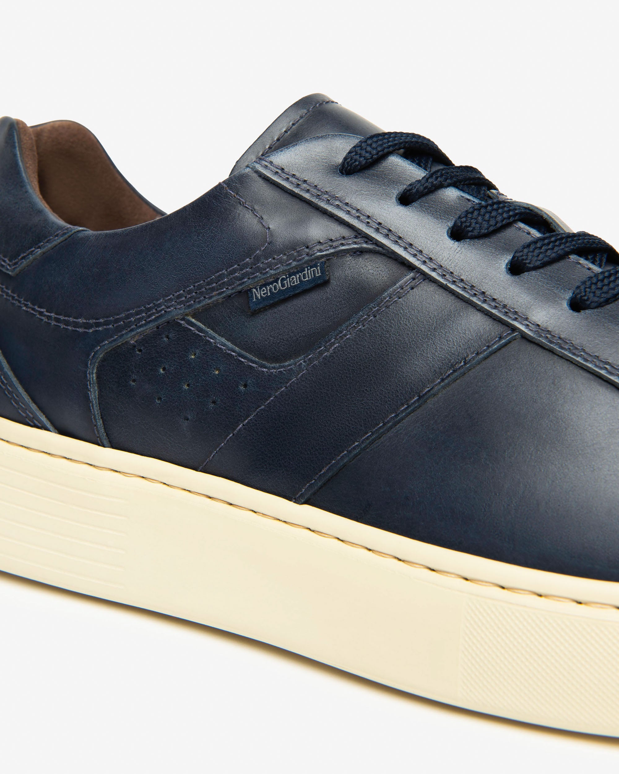 NeroGiardini Sneakers Homme Cuir Memory DryGo