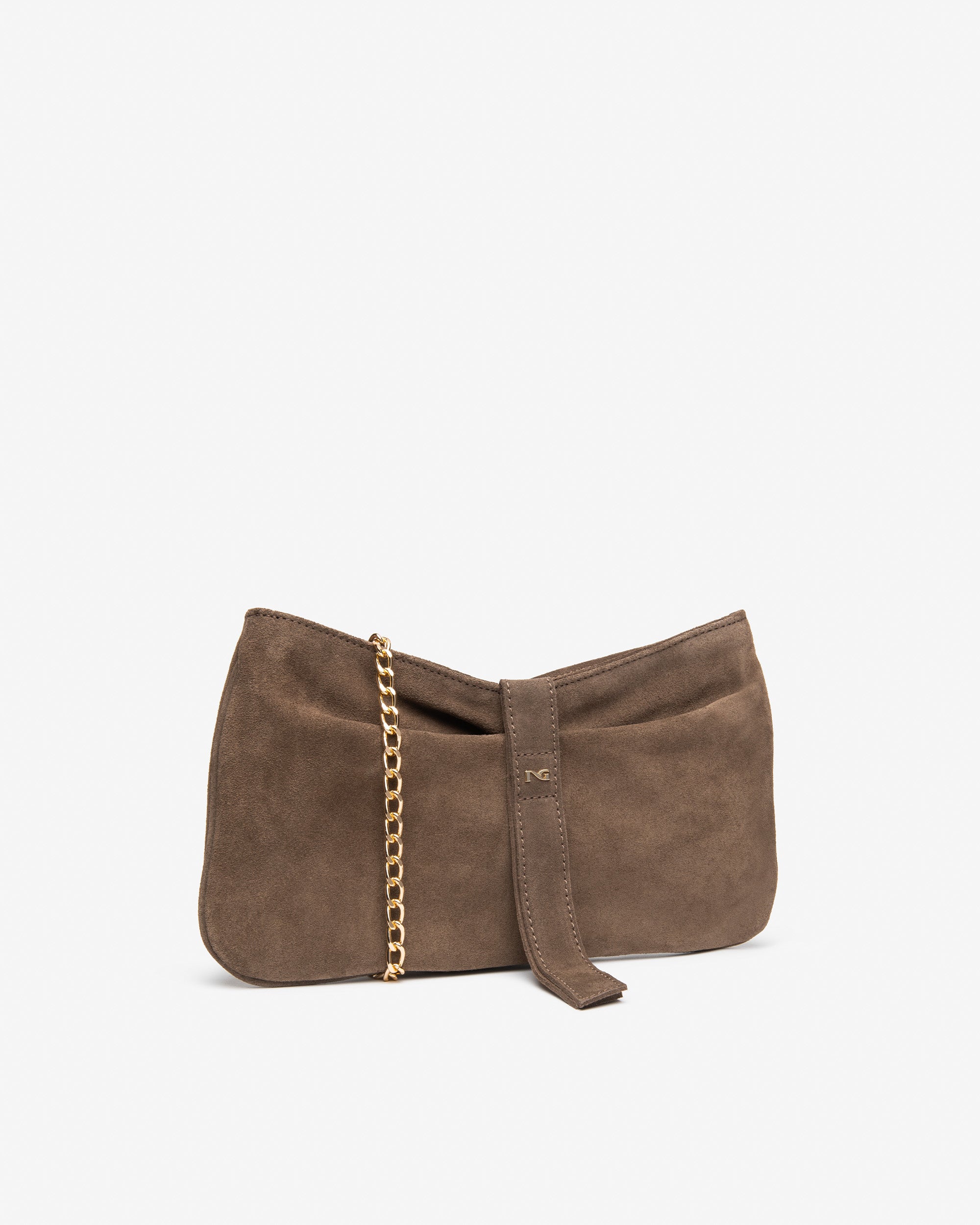 NeroGiardini Sacs Femme Cuir Pochette Daim Zip Taille Unique