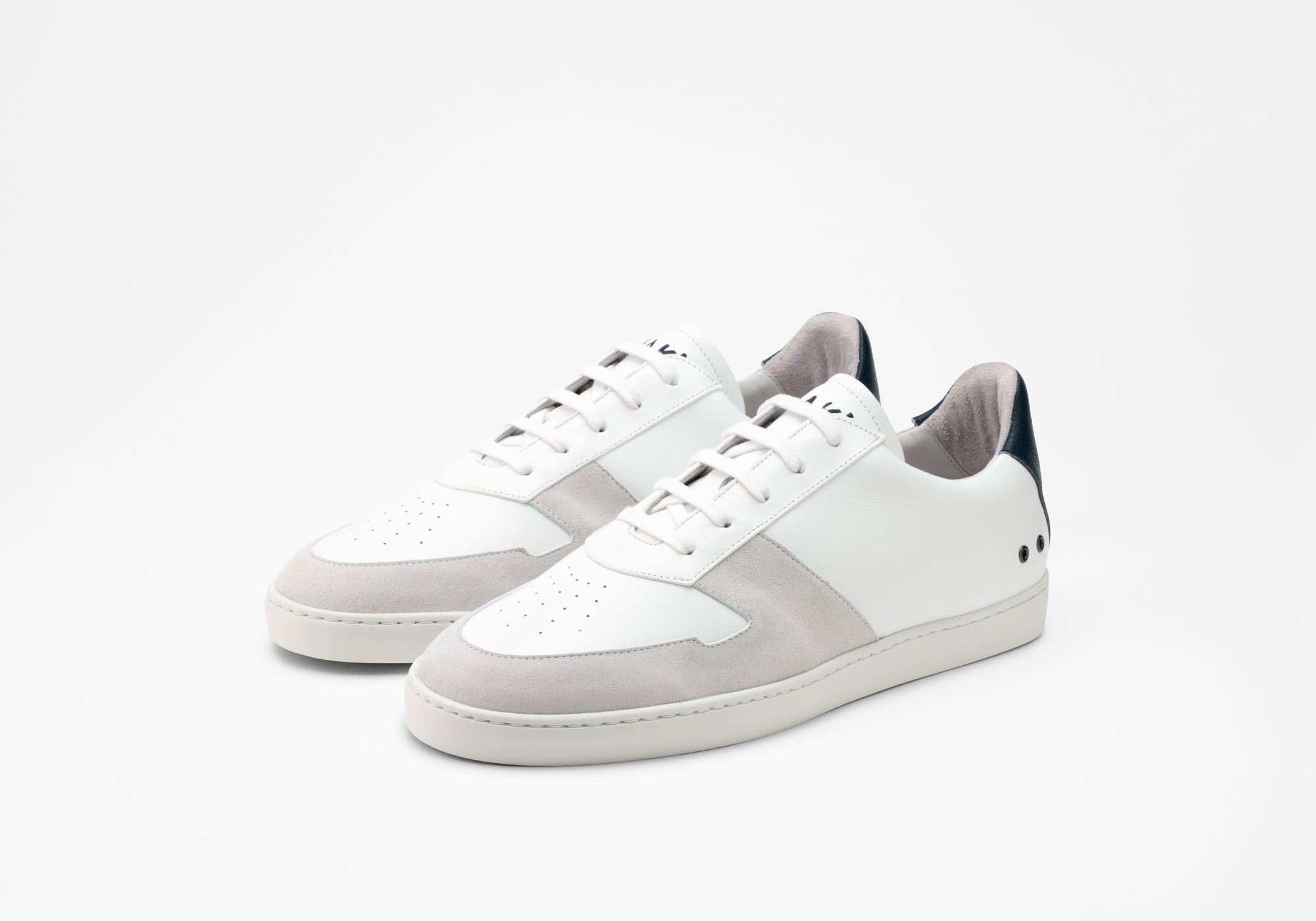 JAK Vantage Grey Blue sneakers cuir daim