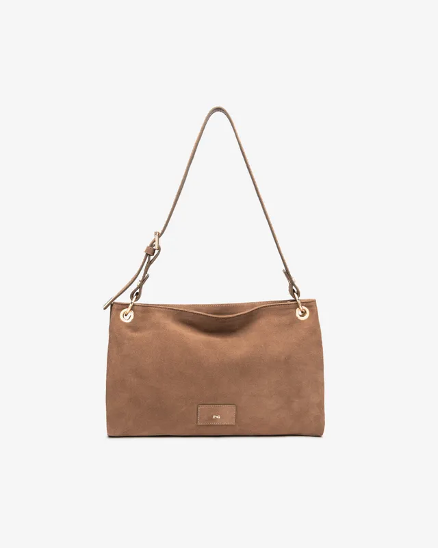 NeroGiardini Sacs Femme Cuir Sac Épaule Daim