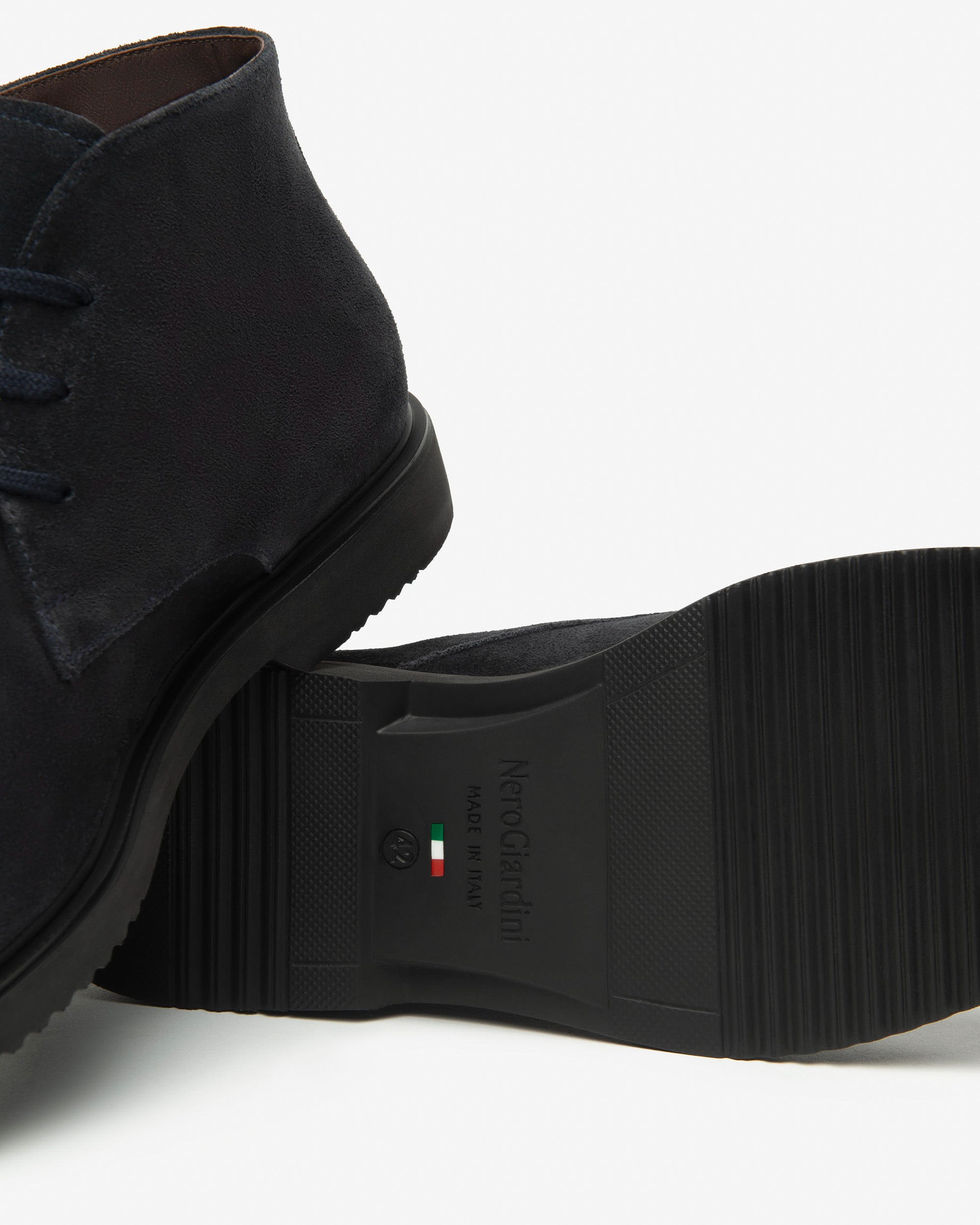 NeroGiardini Bottes Boots Homme Daim Lacées 42