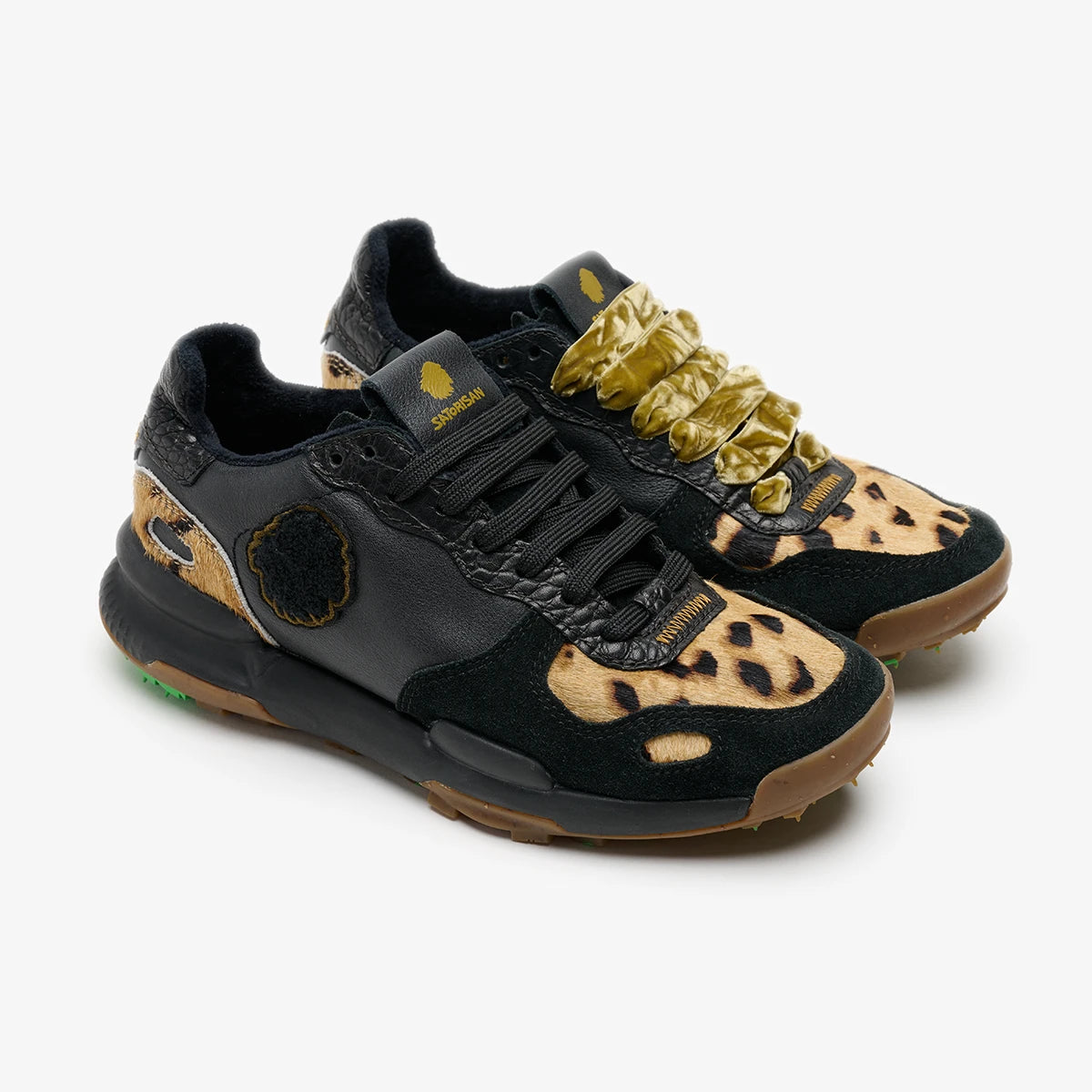 Satorisan Chacrona Premium Black Pantera baskets cuir femme