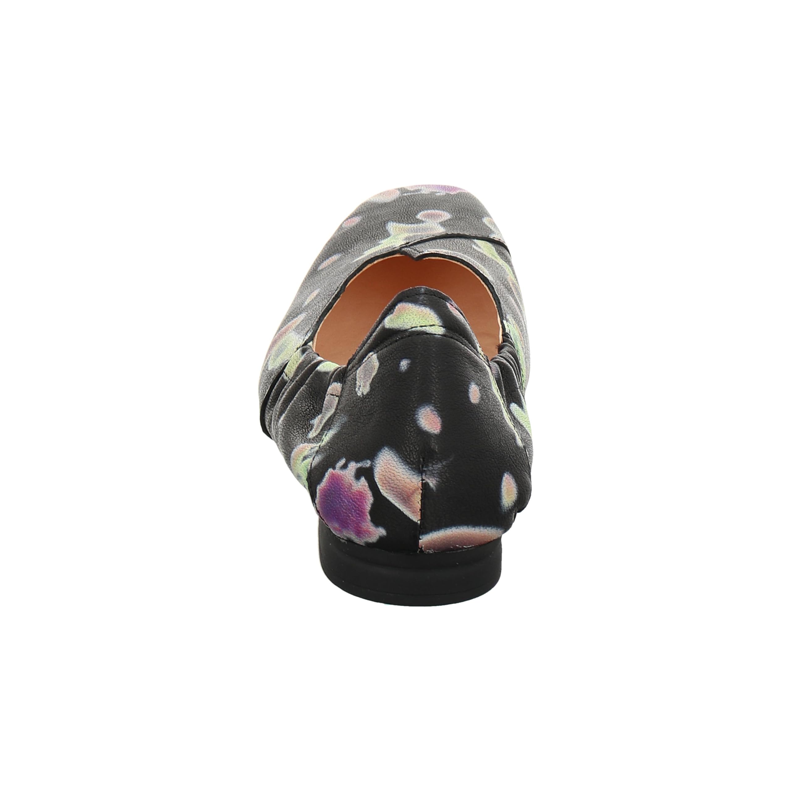 Think Gaudi ballerines femme noir cuir semelle amovible