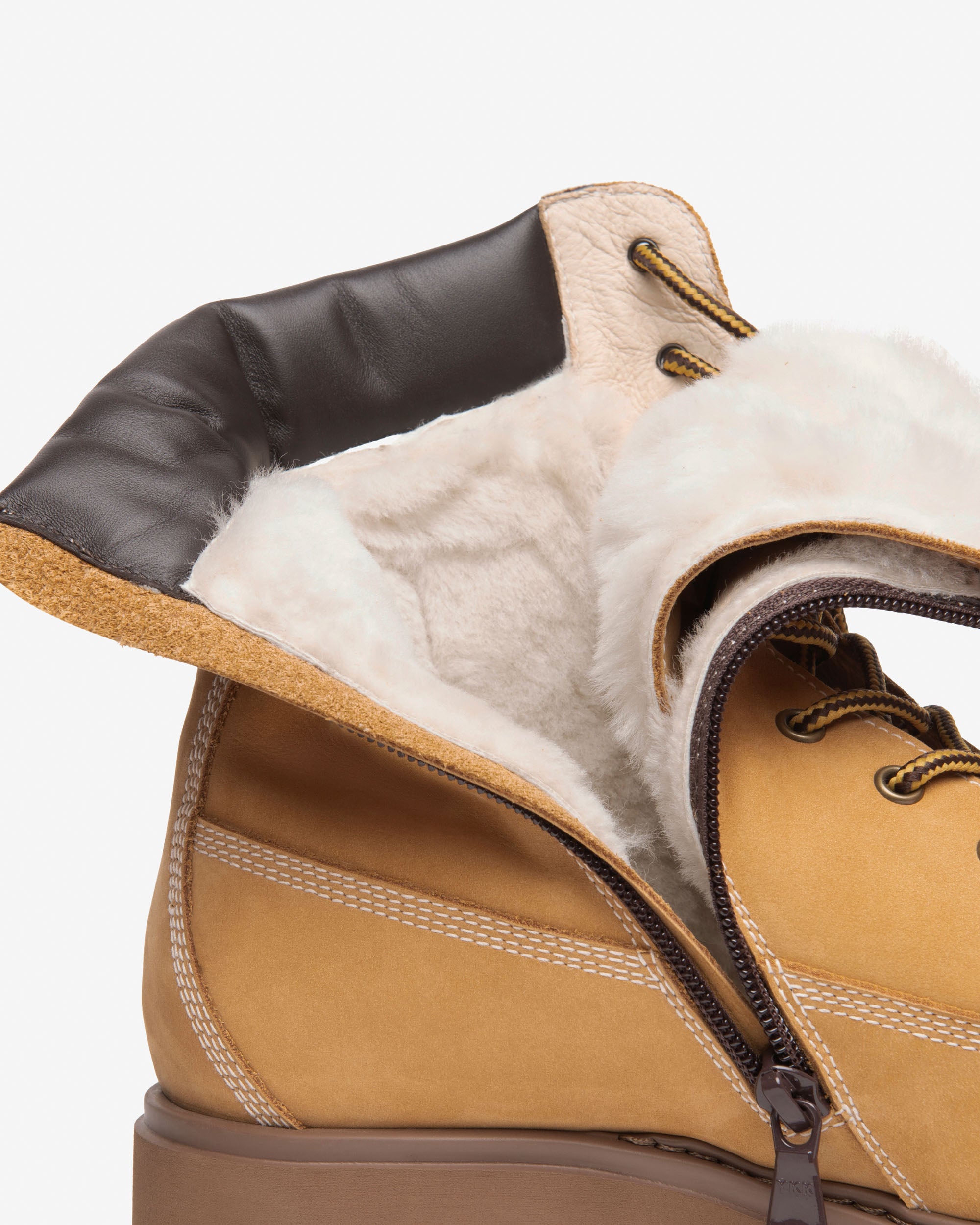NeroGiardini Bottines Femme Nubuck Mouton Talon 45mm