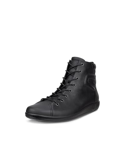 ECCO Soft 2.0 bottine femme noire 41 zip cuir