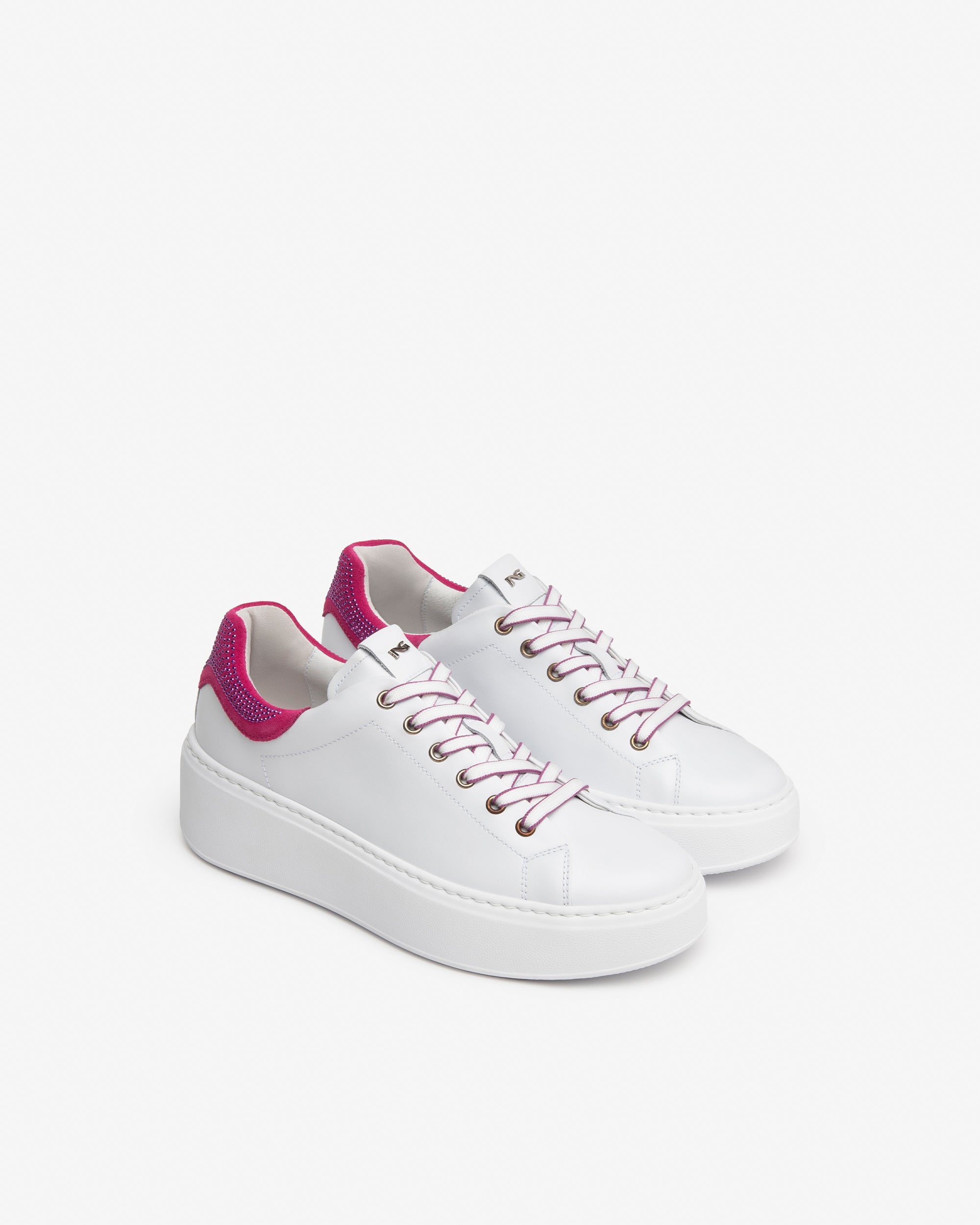 NeroGiardini Sneakers Femme Cuir Daim Baskets Confort