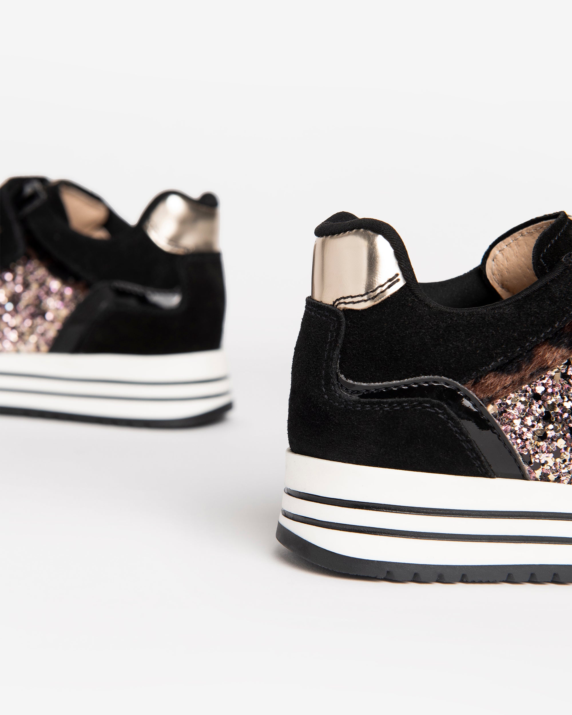 NeroGiardini Sneakers baskets fille cuir velours DryGo