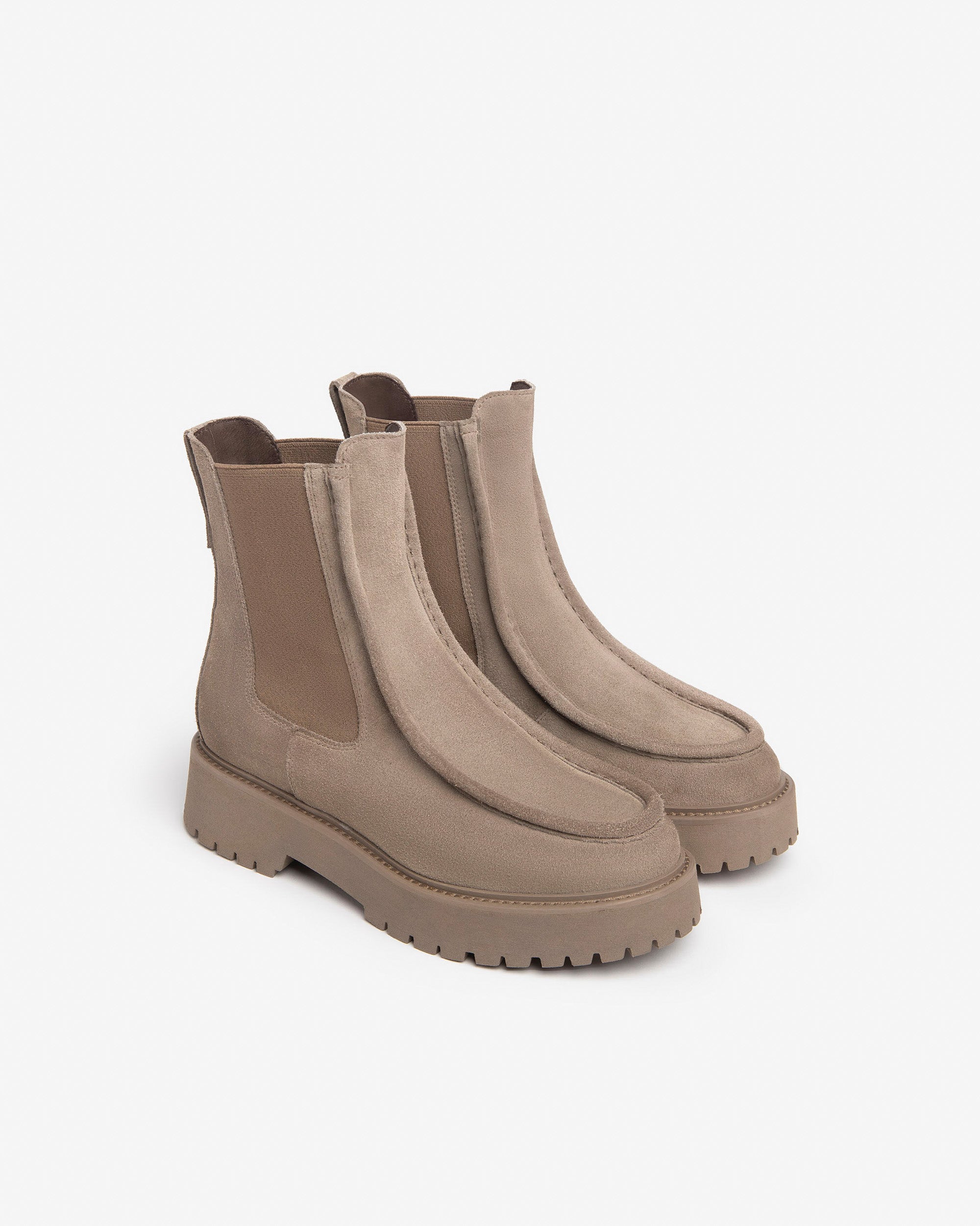 NeroGiardini Bottines Chelsea Cuir Velours Femme Italie