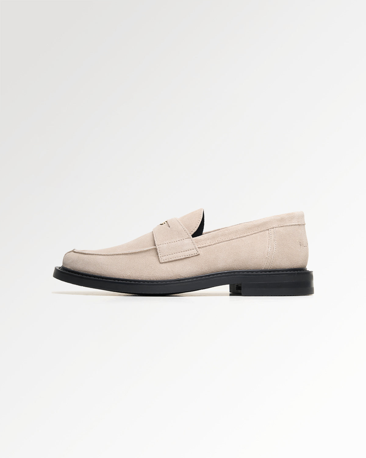 Filling Pieces Base Loafer mocassin blanc cassé suède