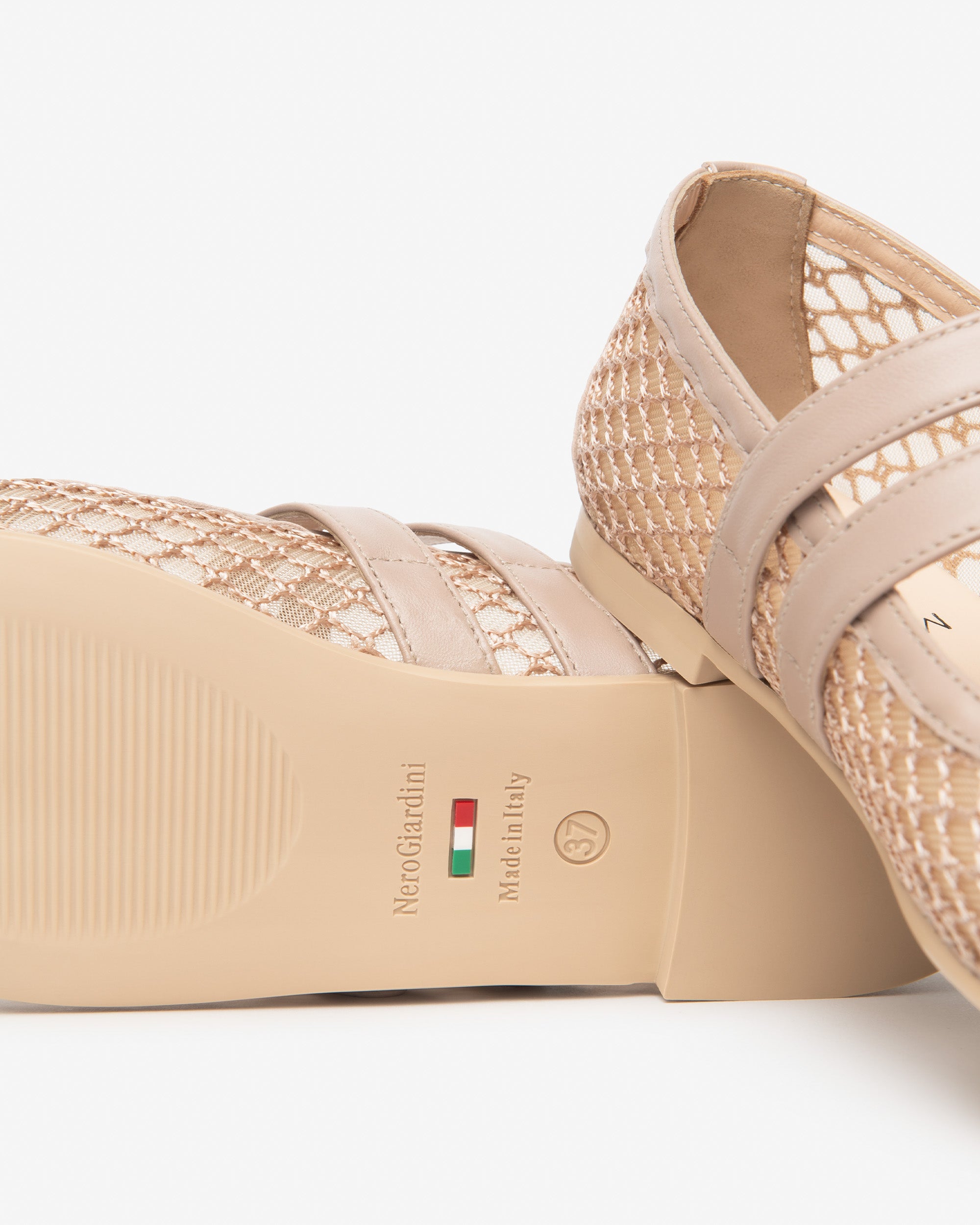 NeroGiardini Ballerines Femme Toile Cuir Confort Ville