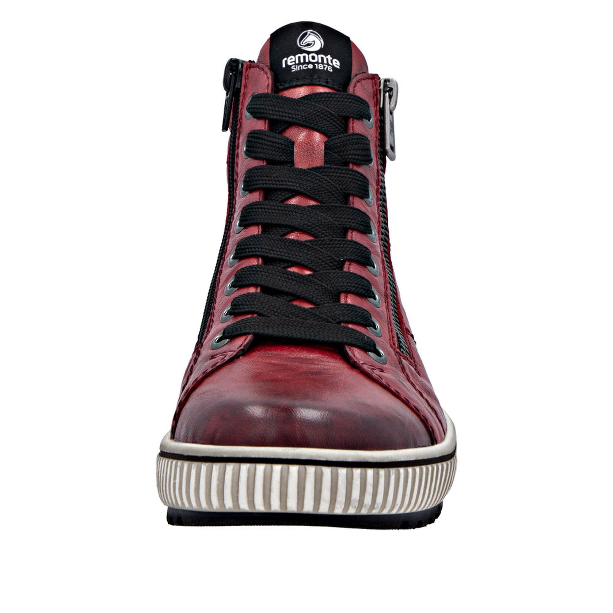 Remonte D0772 Bottes à Lacets Femme Rouge 39 EU
