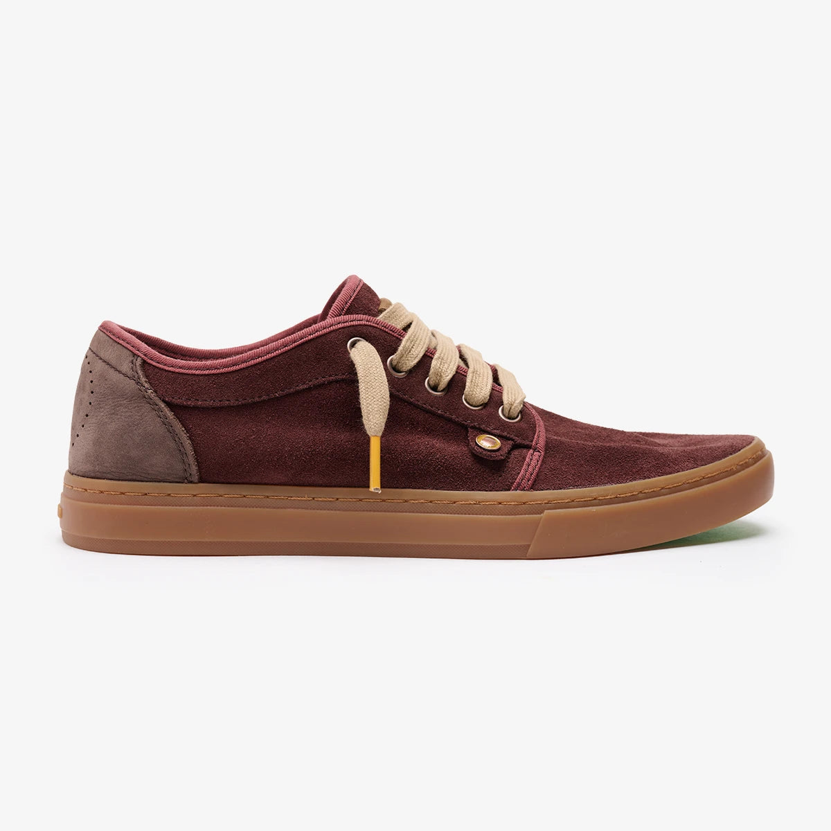Satorisan Heisei Suede baskets garnet daim