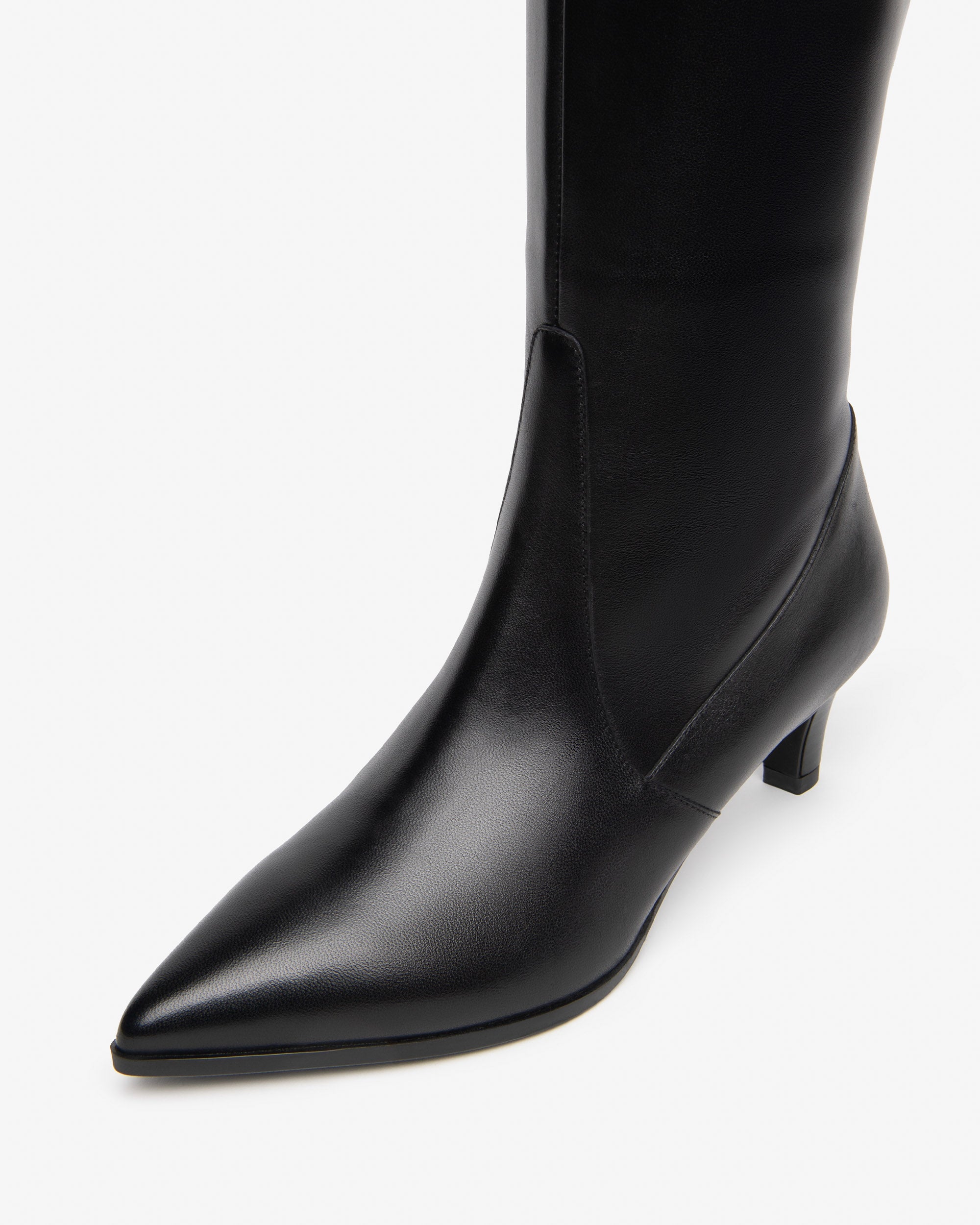 NeroGiardini Bottes Cuir Femme Haute Talon 55mm Cloutée