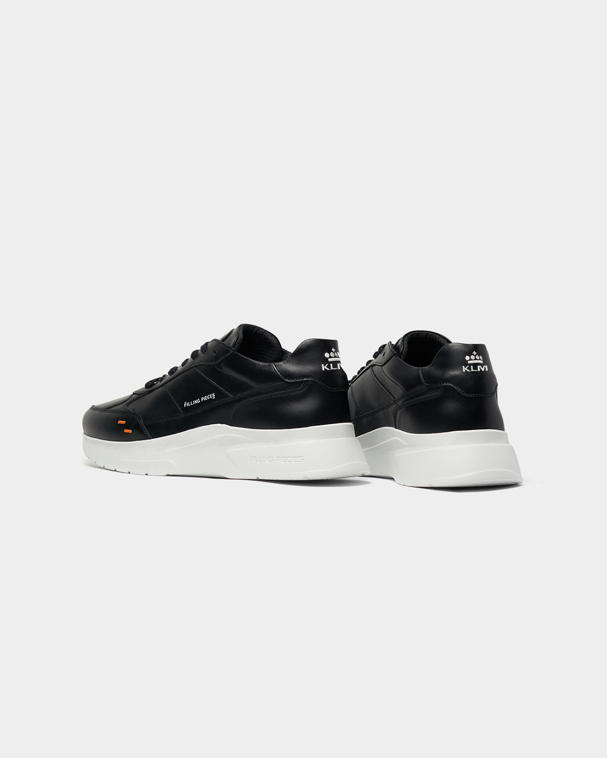 Filling Pieces Jet Runner KLM baskets noires cuir