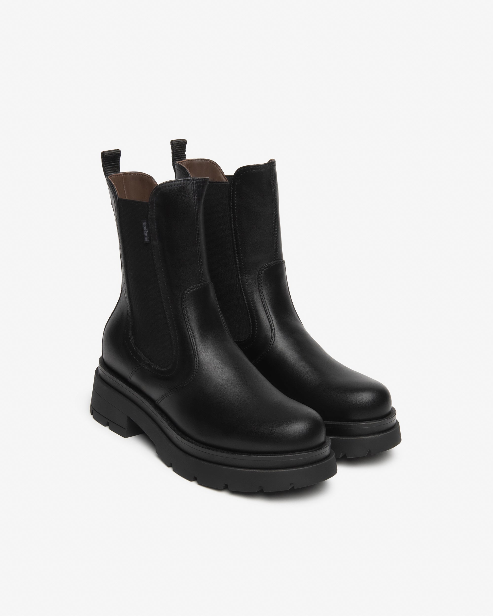 NeroGiardini Bottines Chelsea bottines femme cuir talon 50mm