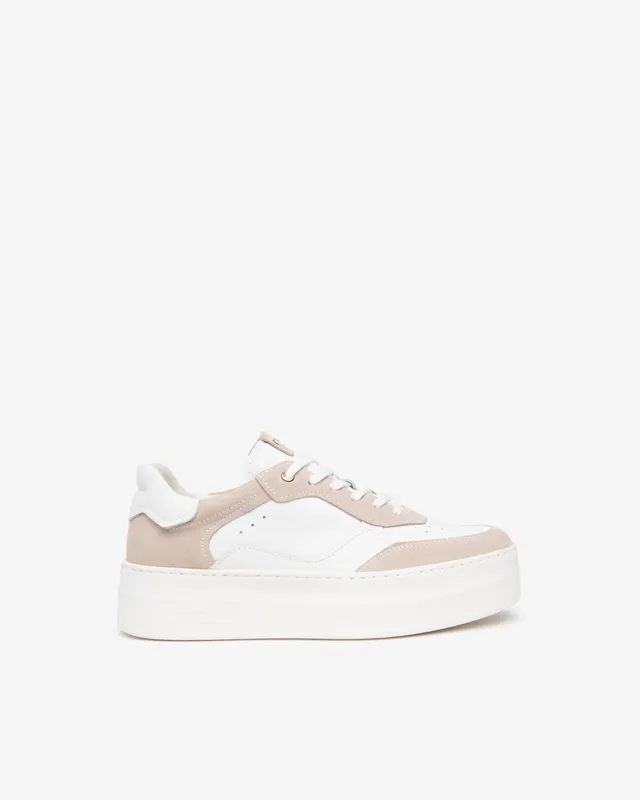 NeroGiardini Sneakers Femme en Cuir et Velours DryGo