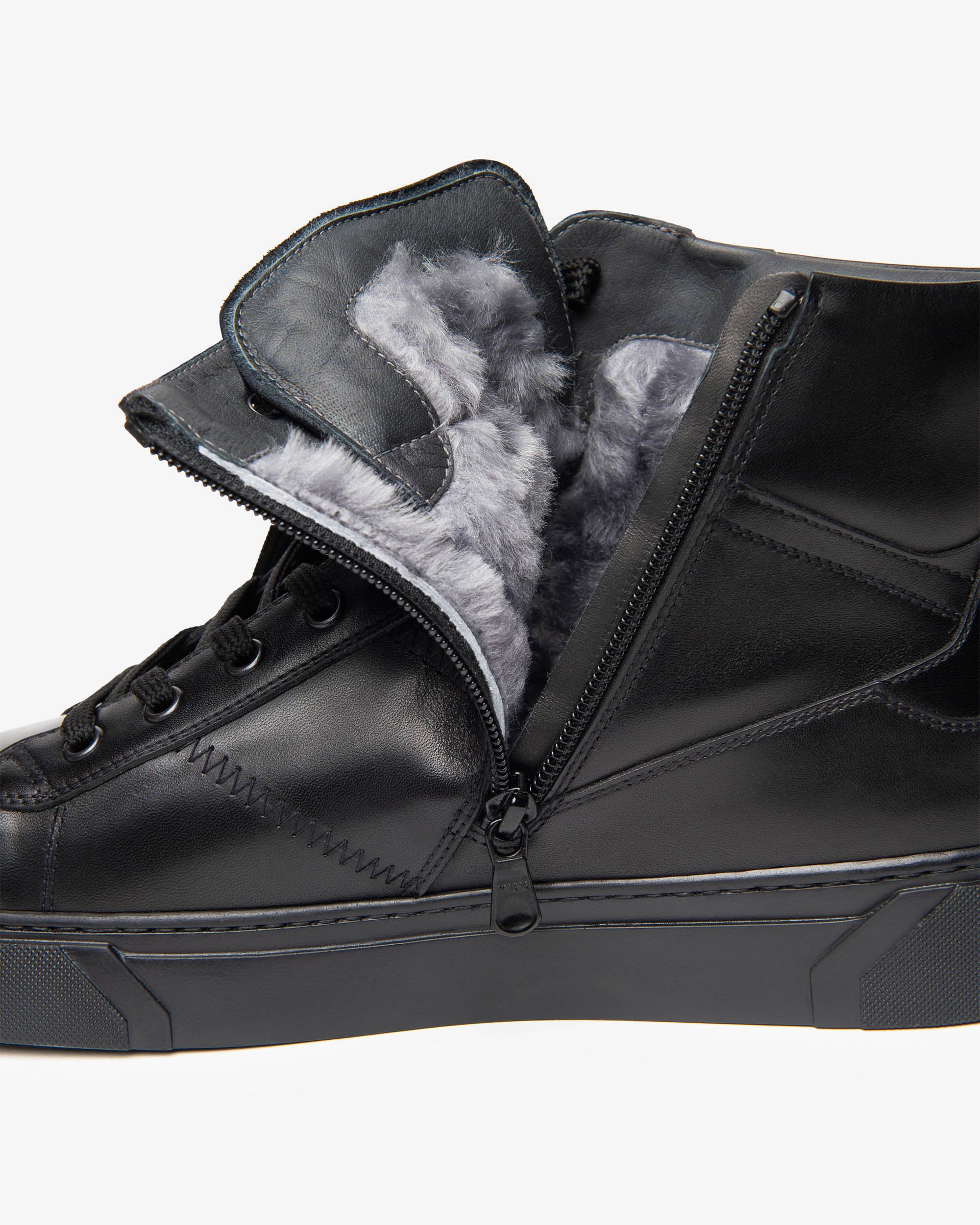 NeroGiardini Sneakers Montantes Homme Cuir Hiver