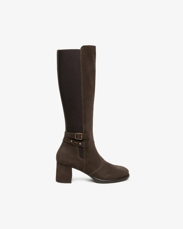 NeroGiardini Bottes Femme Daim Talon 60 mm Taille 38