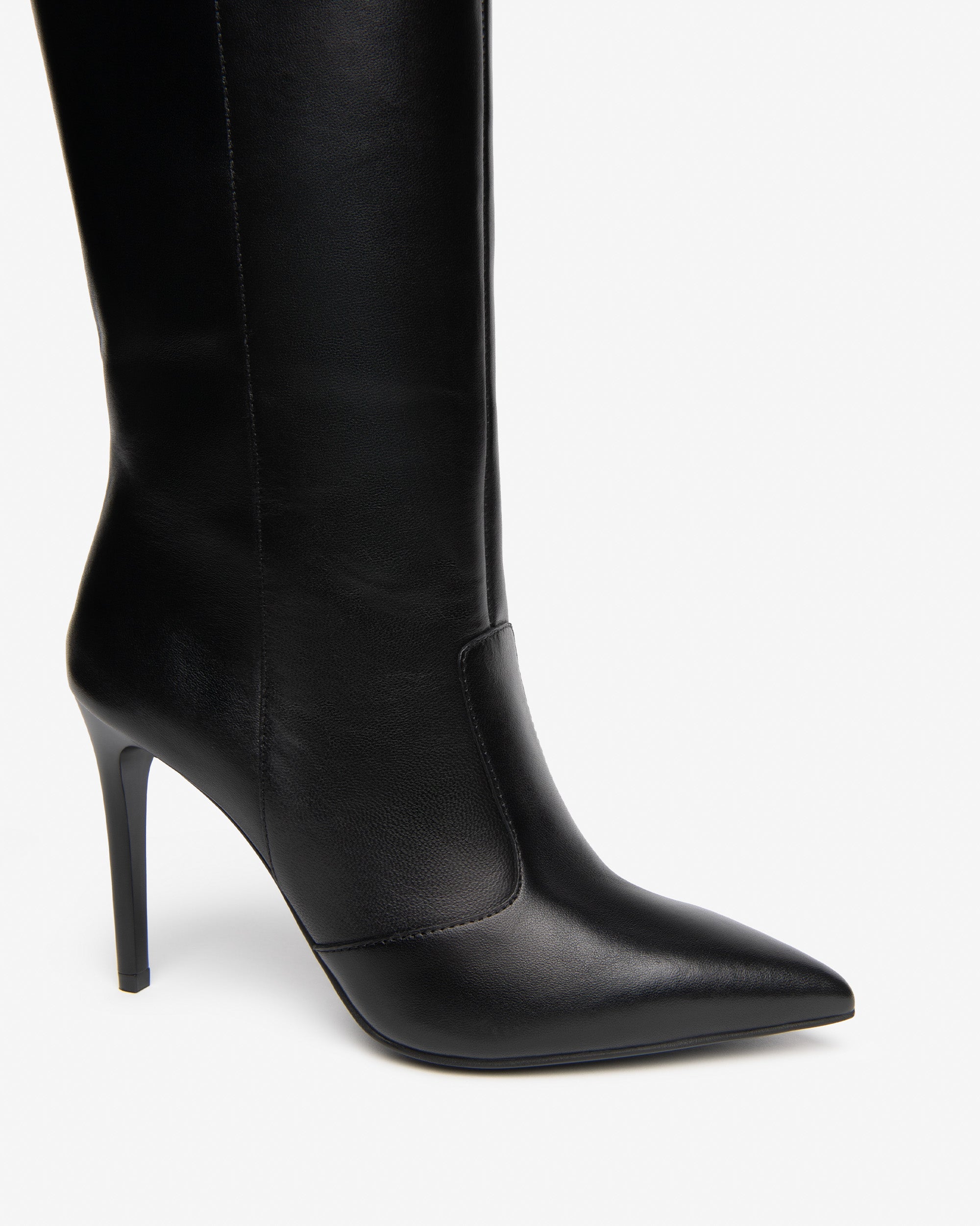 Nerogiardini Bottes bottes femme cuir talon 95 mm