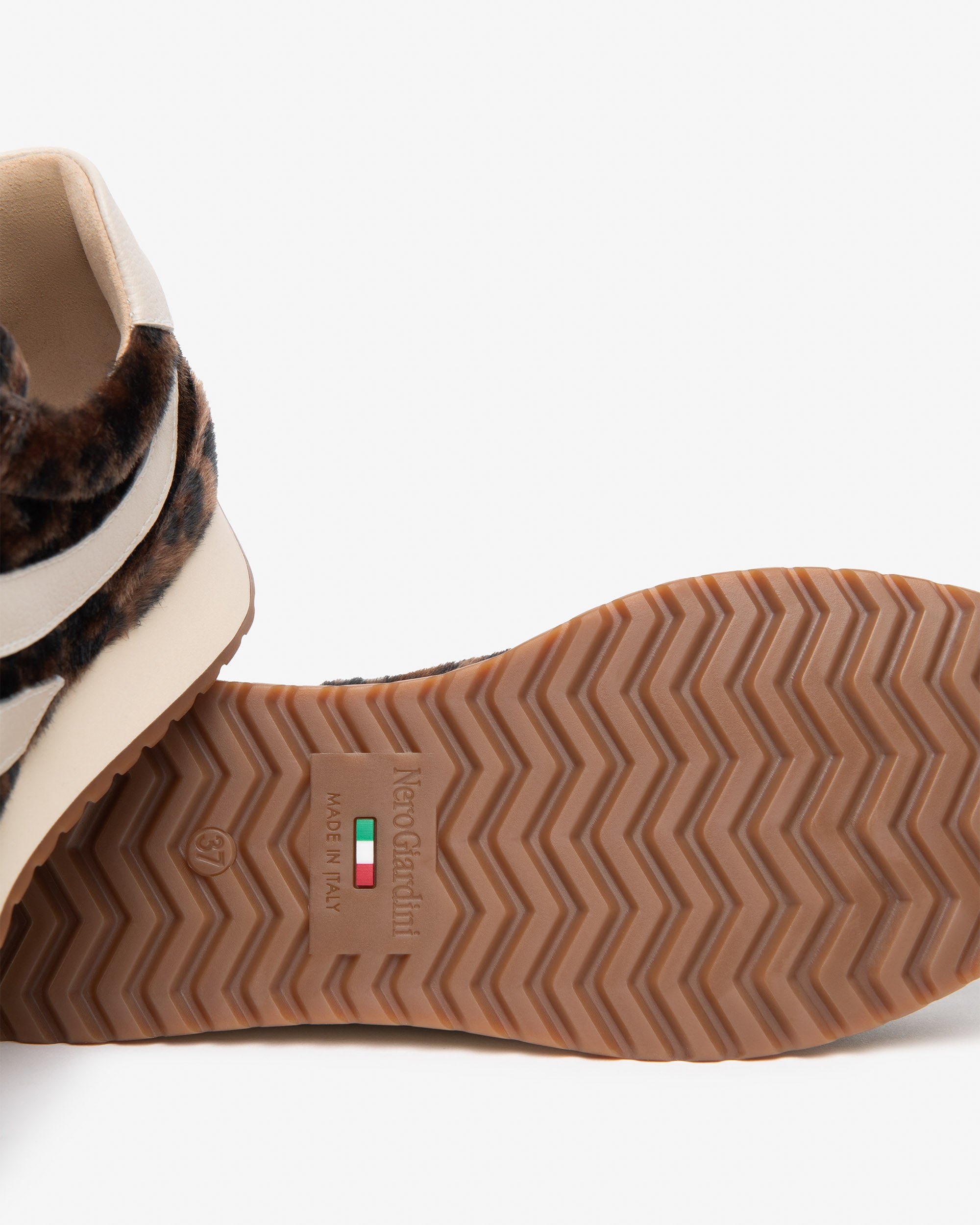 NeroGiardini Sneakers sneakers femme léopard cuir 35-41