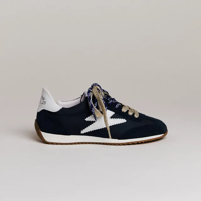 Semerdjian June D482 baskets bleu marine tissu