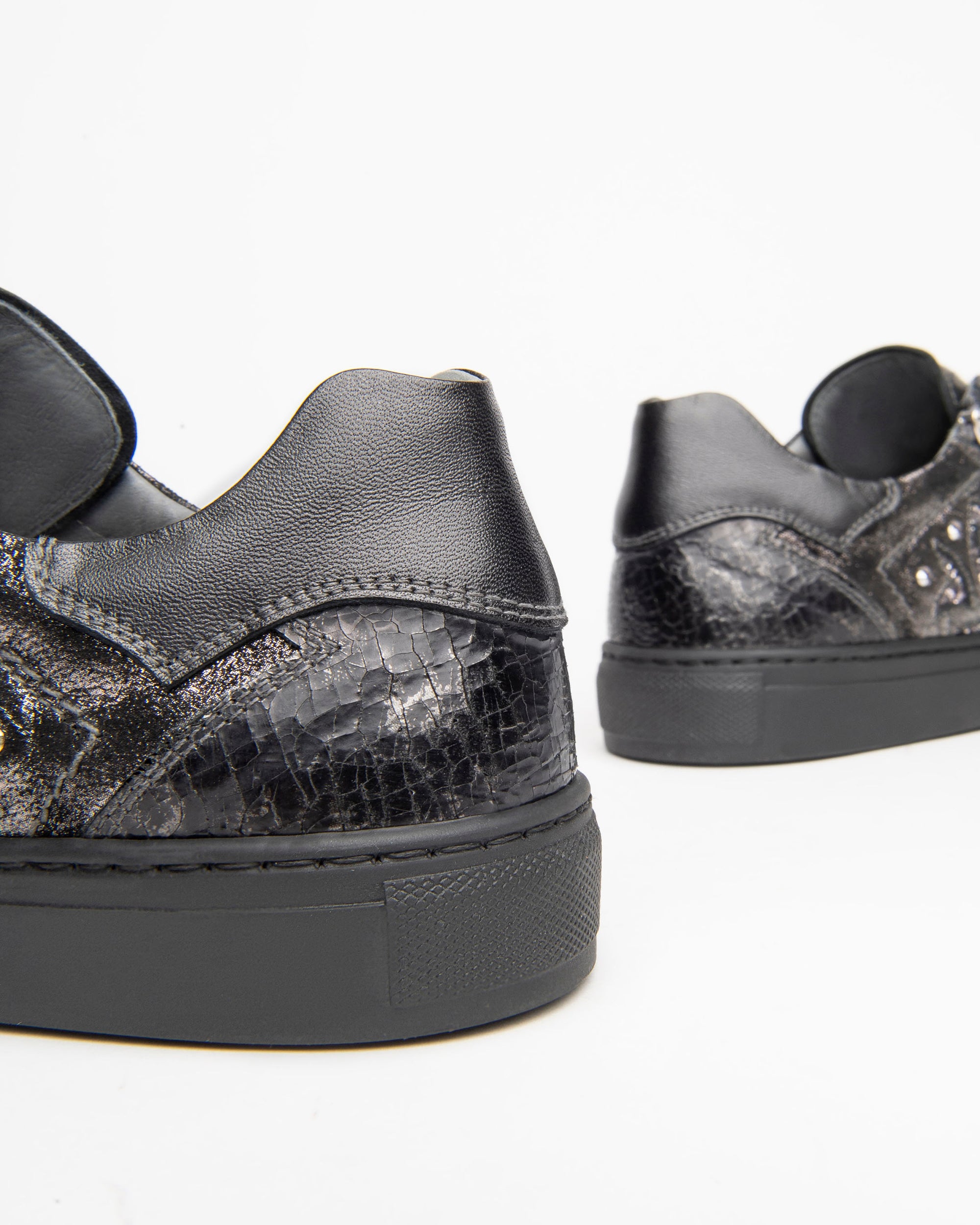 NeroGiardini Sneakers Femme Cuir Nappa Zip Confort DryGo