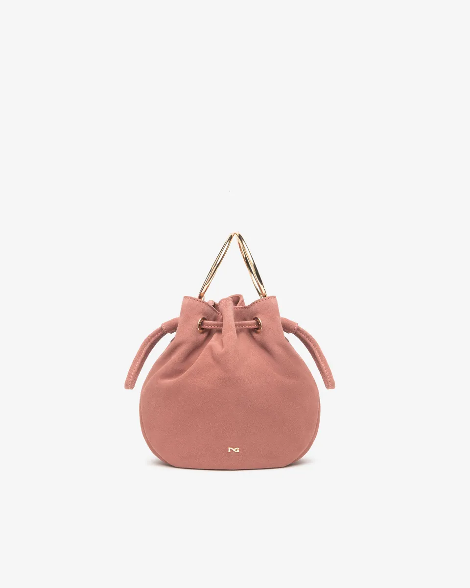NeroGiardini Sacs Femme Sac Seau Cuir Velours Été